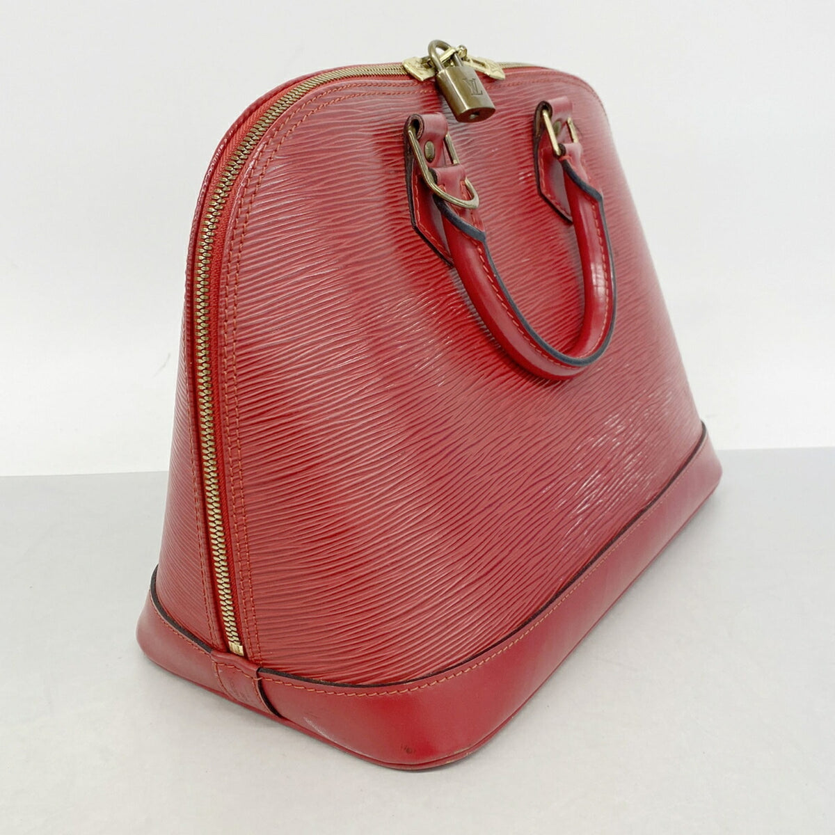 Louis Vuitton Castilian Red Handbag (Pre-Owned)