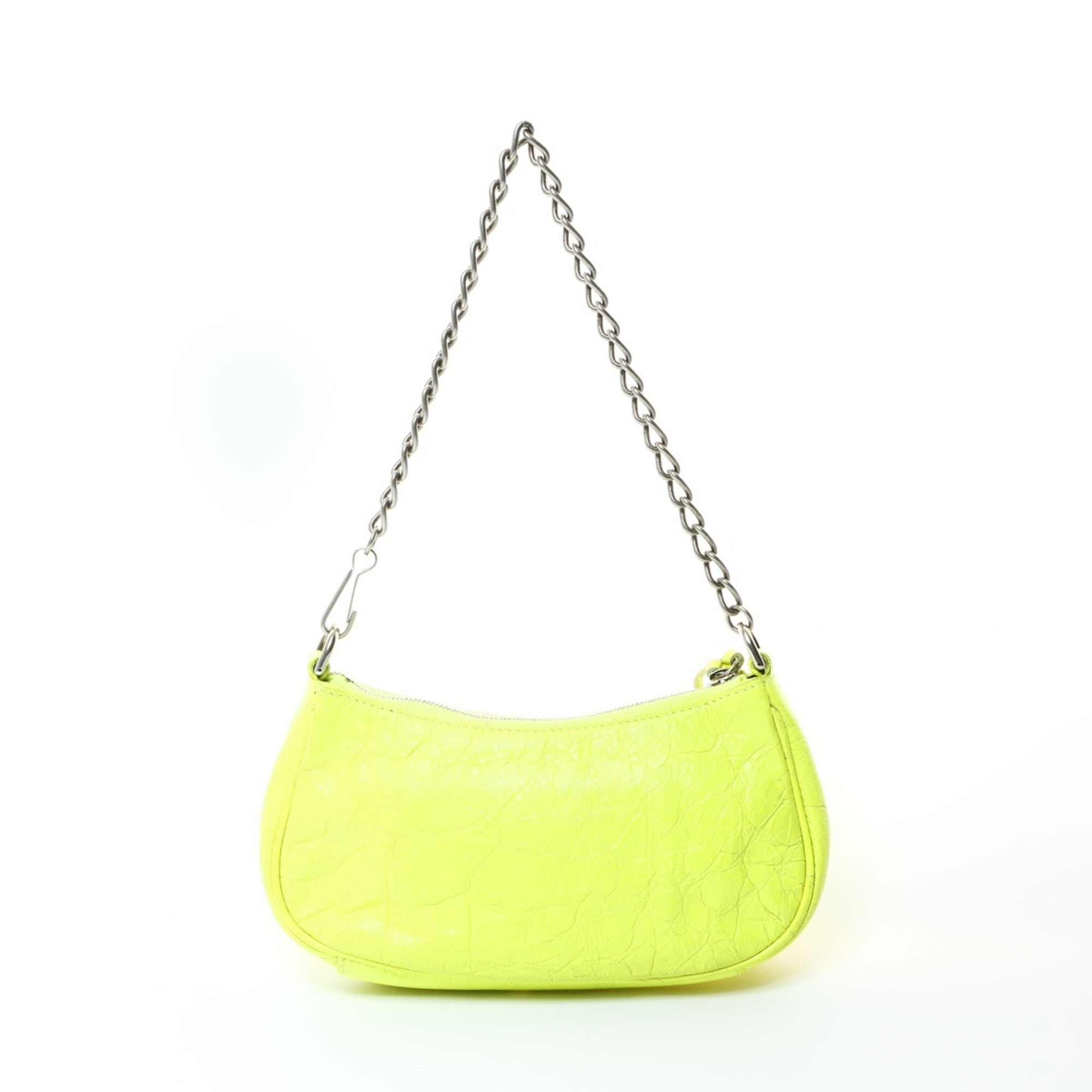 Balenciaga Giant Yellow Leather Shoulder Bag (Pre-Owned)