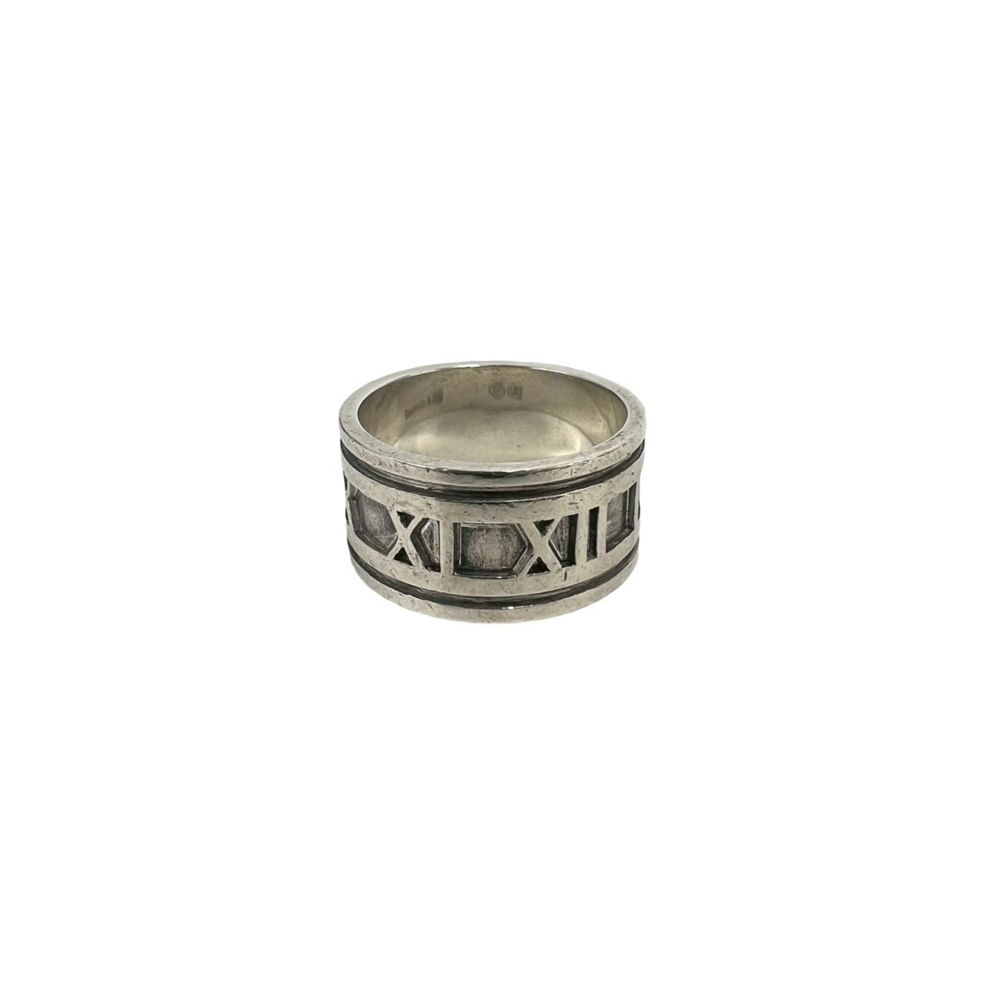 Tiffany Silver Silver 925 Band Ring (Pre-Owned)