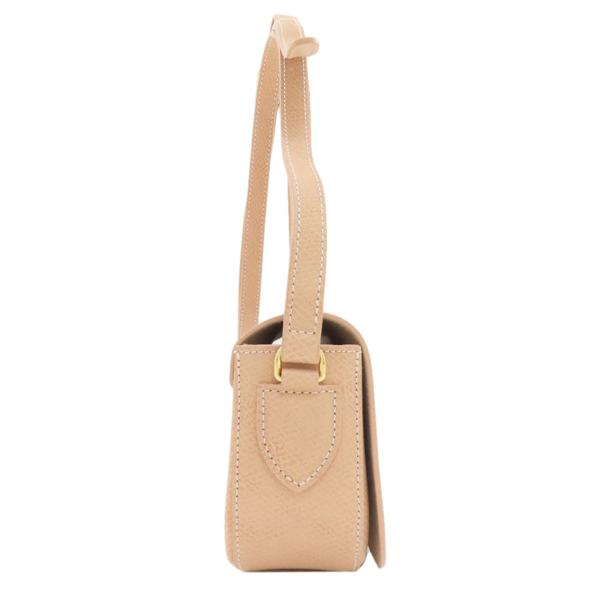 Longchamp Pink Leather Shoulder Bag (Pre-Owned)