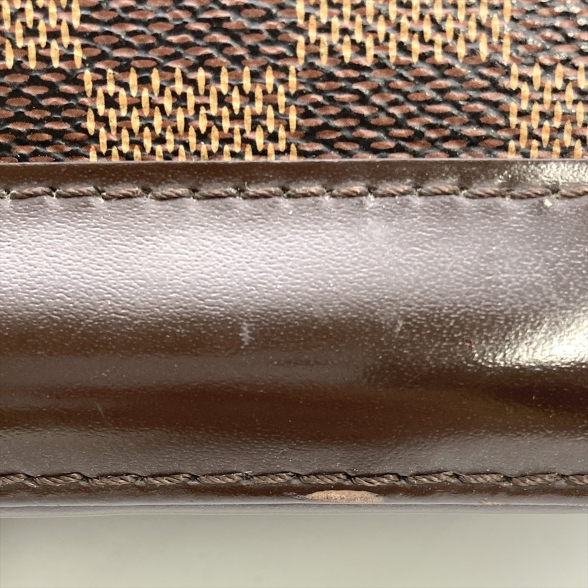Louis Vuitton Brown Damier Canvas Handbag Pochette (Pre-Owned)