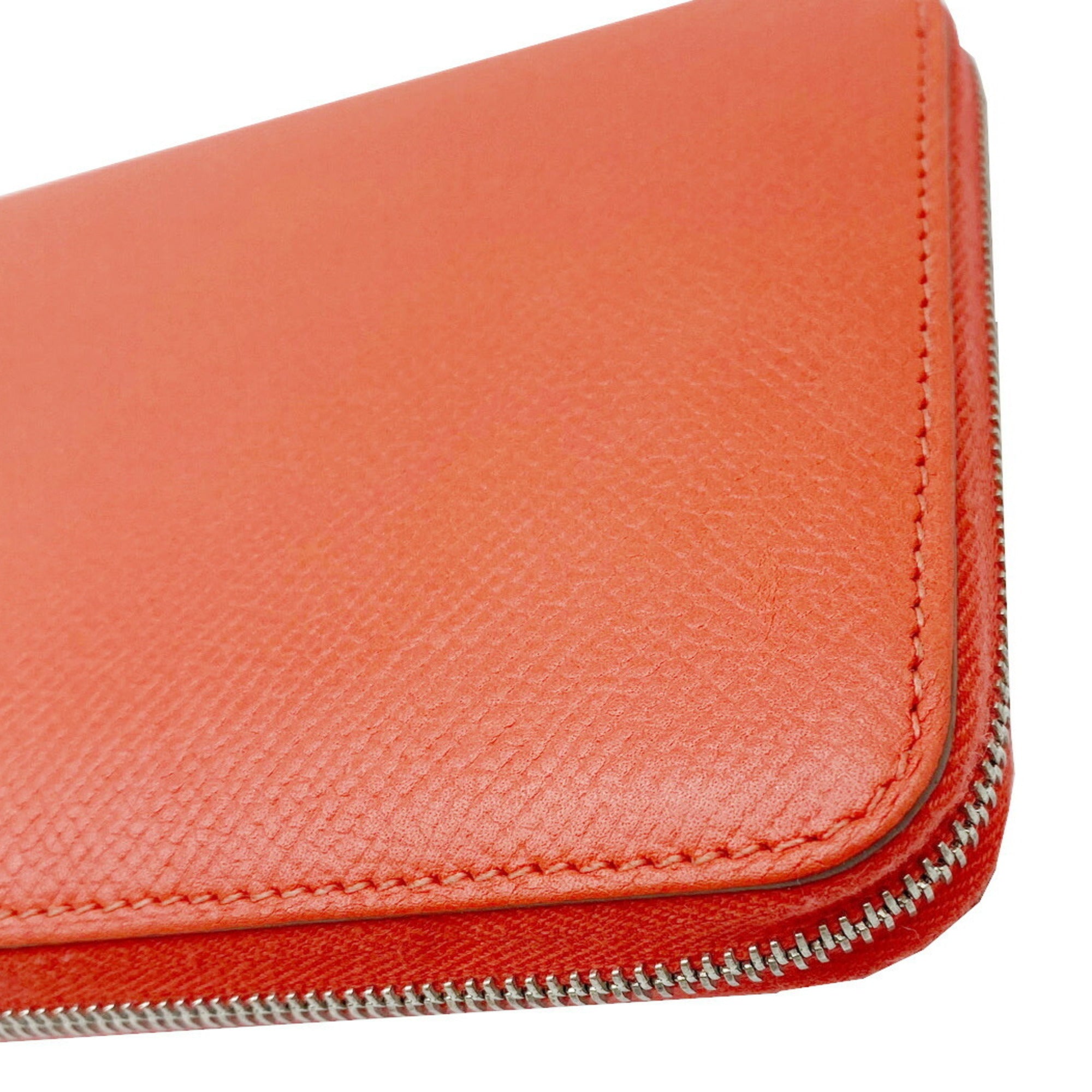 Hermes Silk'in Rose Jaipur Epsom Leather Long Wallet (Bi-Fold) (Pre-Owned)