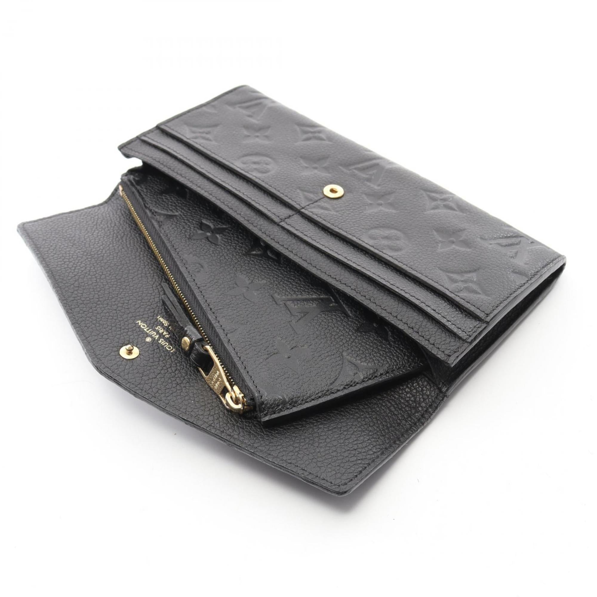 Louis Vuitton Infini Navy Monogram Empreinte Long Wallet (Bi-Fold) (Pre-Owned)