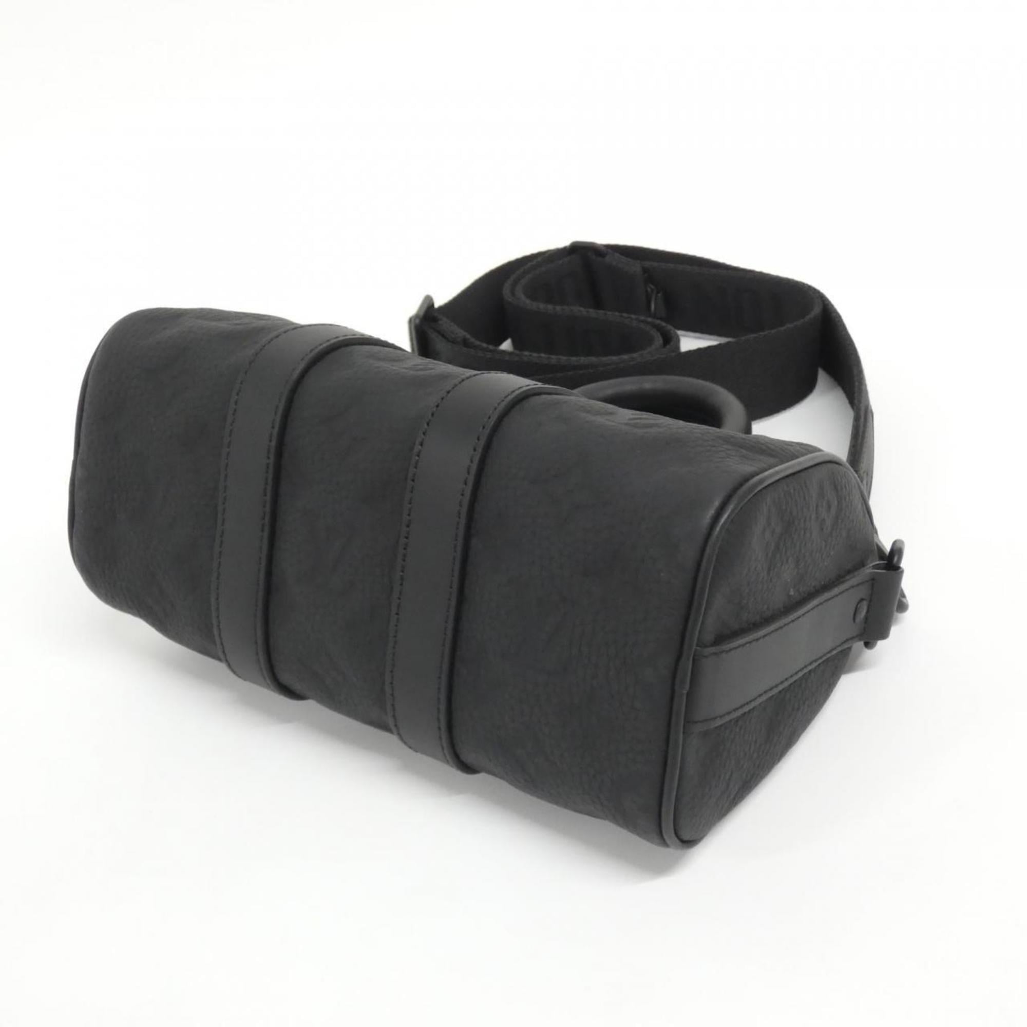 Louis Vuitton Taurillon Black Leather Boston Bag (Pre-Owned)