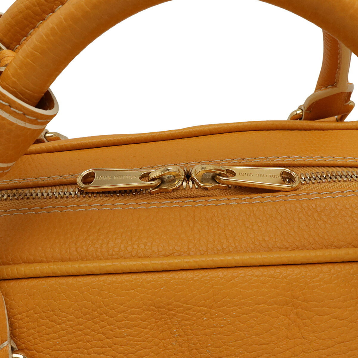 Louis Vuitton Jaune Leather Boston Bag (Pre-Owned)