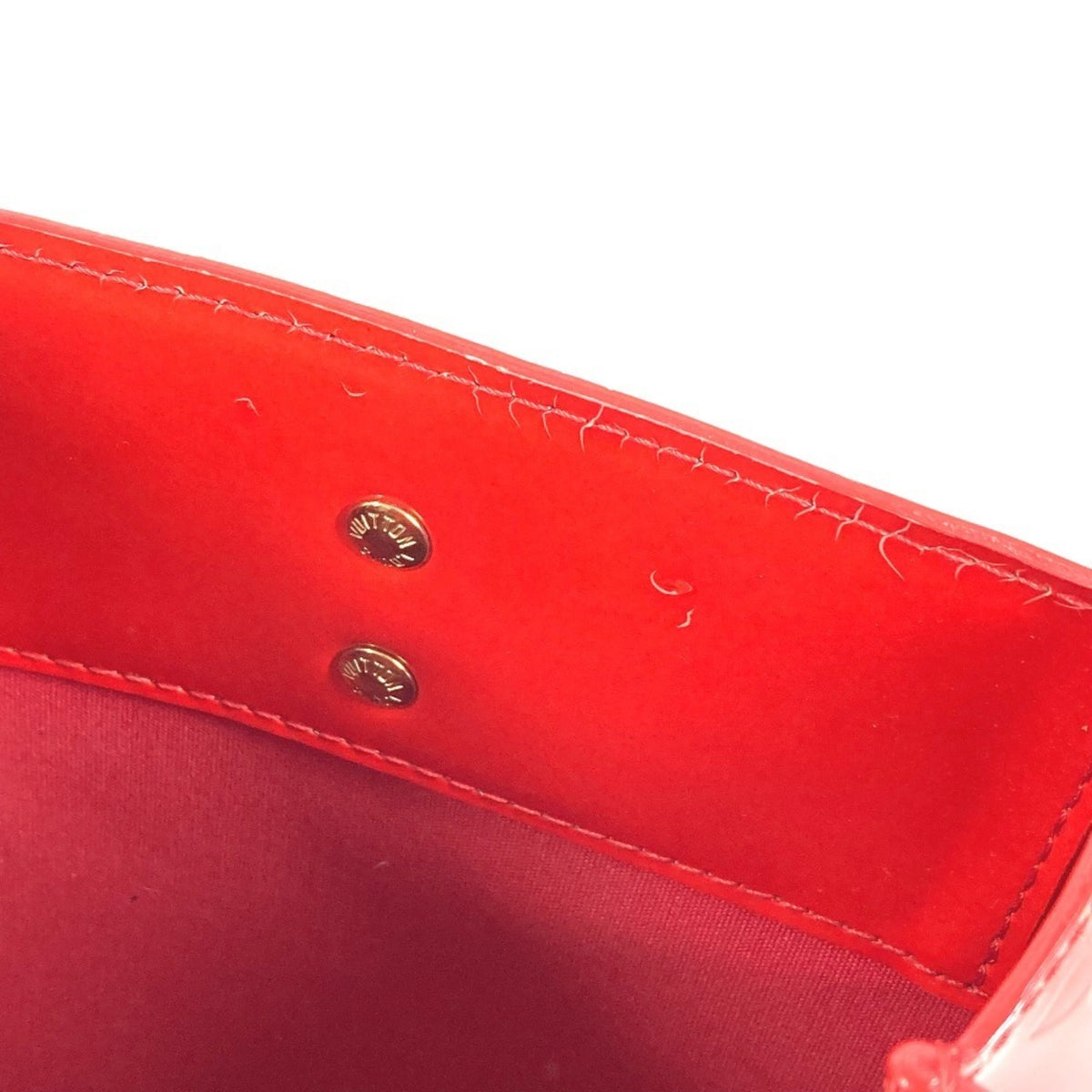 Louis Vuitton Red Color Monogram Vernis Handbag Tote Bag (Pre-Owned)
