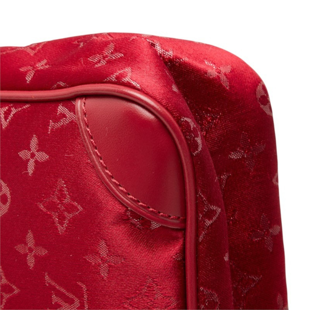 Louis Vuitton Monogram Red Color Rouge Leather Handbag Shoulder Bag (Pre-Owned)