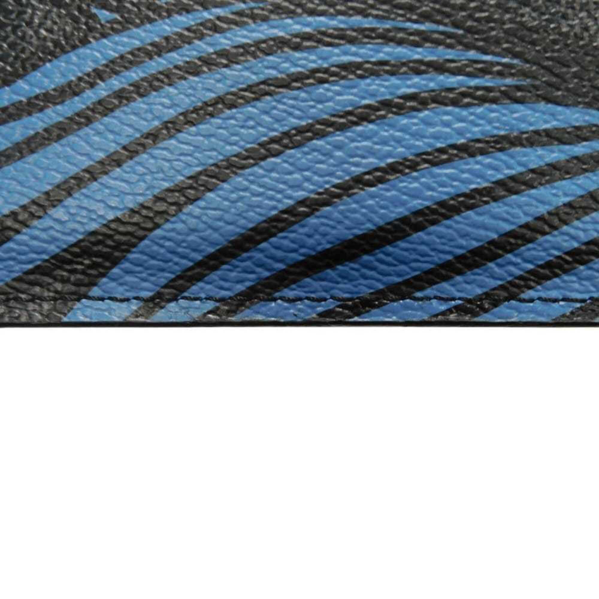 Louis Vuitton Black Blue Damier Graphite Canvas Clutch Bag Pochette (Pre-Owned)