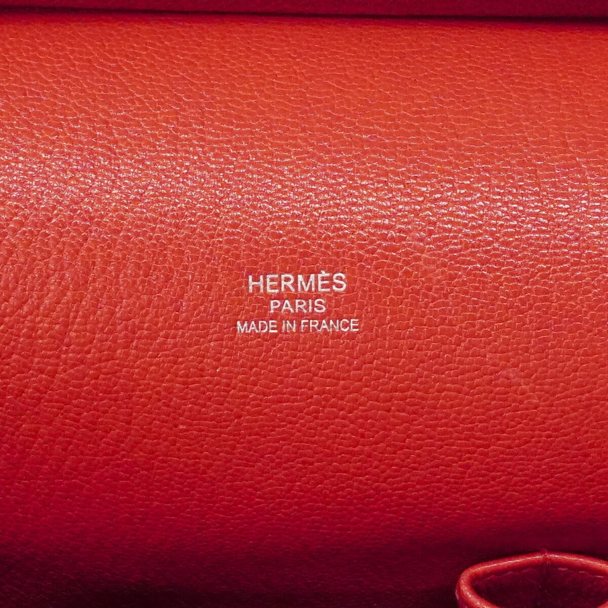 Hermes Bougainvillier Taurillon Clemence Leather Shoulder Bag (Pre-Owned)