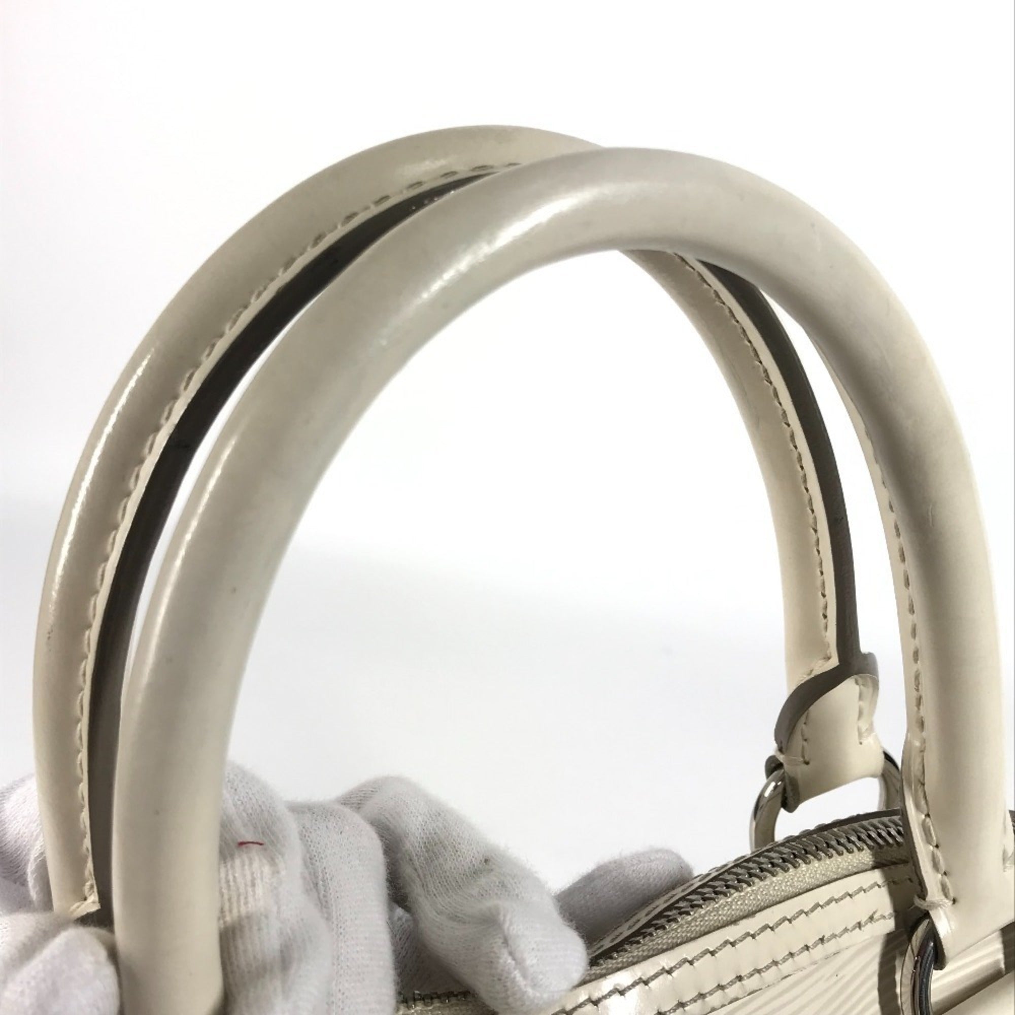 Louis Vuitton Epi Lv Off White Epi Leather Handbag Tote Bag (Pre-Owned)