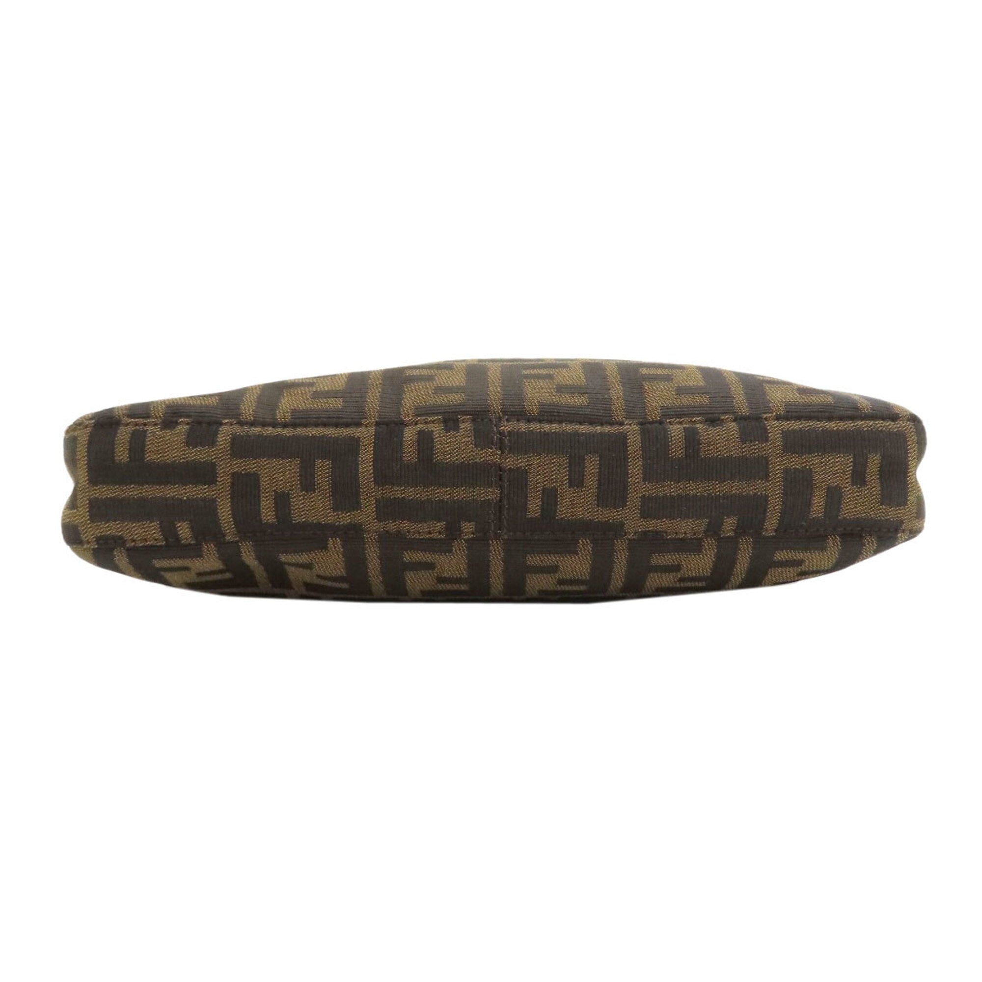 Fendi Brown Canvas Shoulder Bag (Pre-Owned)