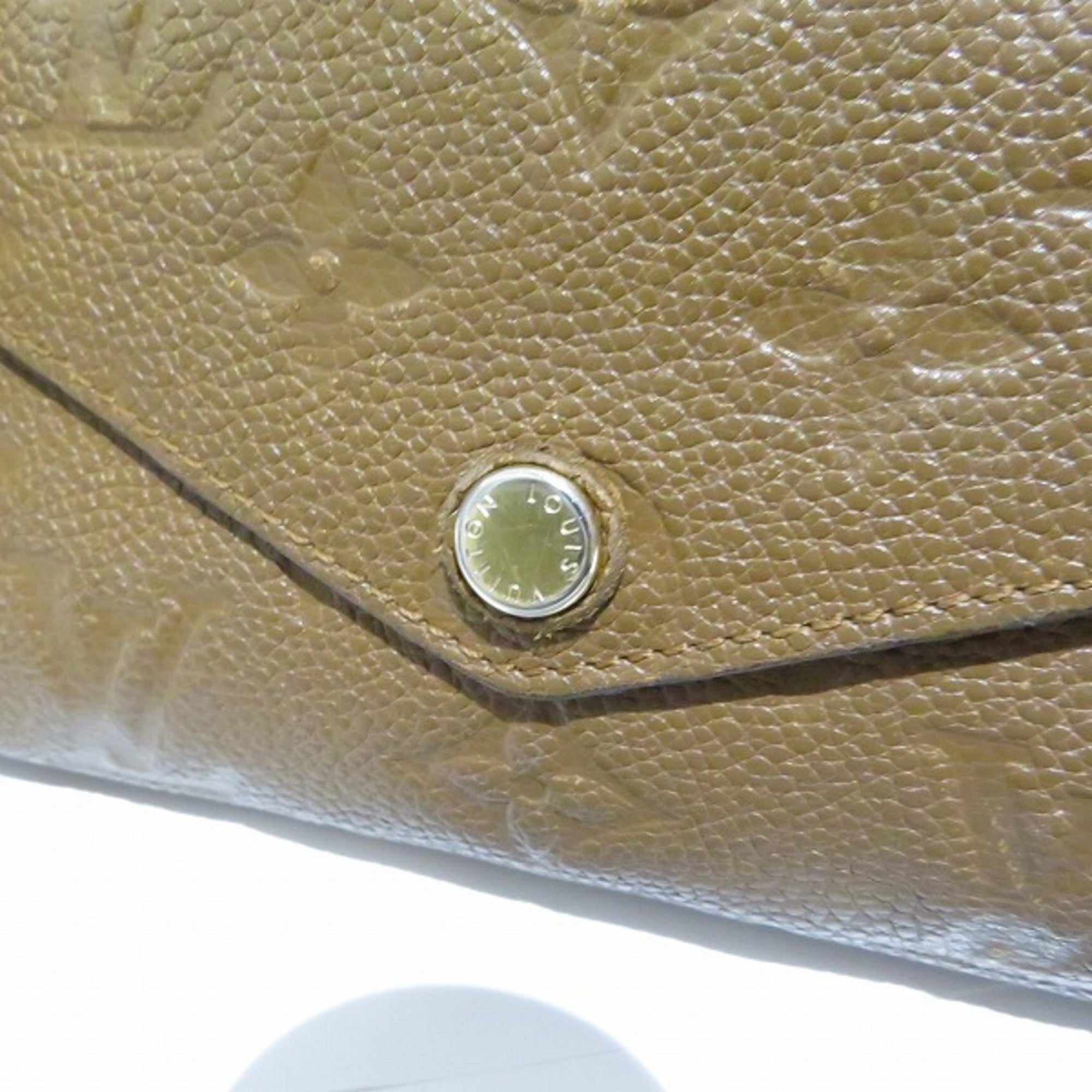 Louis Vuitton Camel Leather Wallet (Bi-Fold) (Pre-Owned)