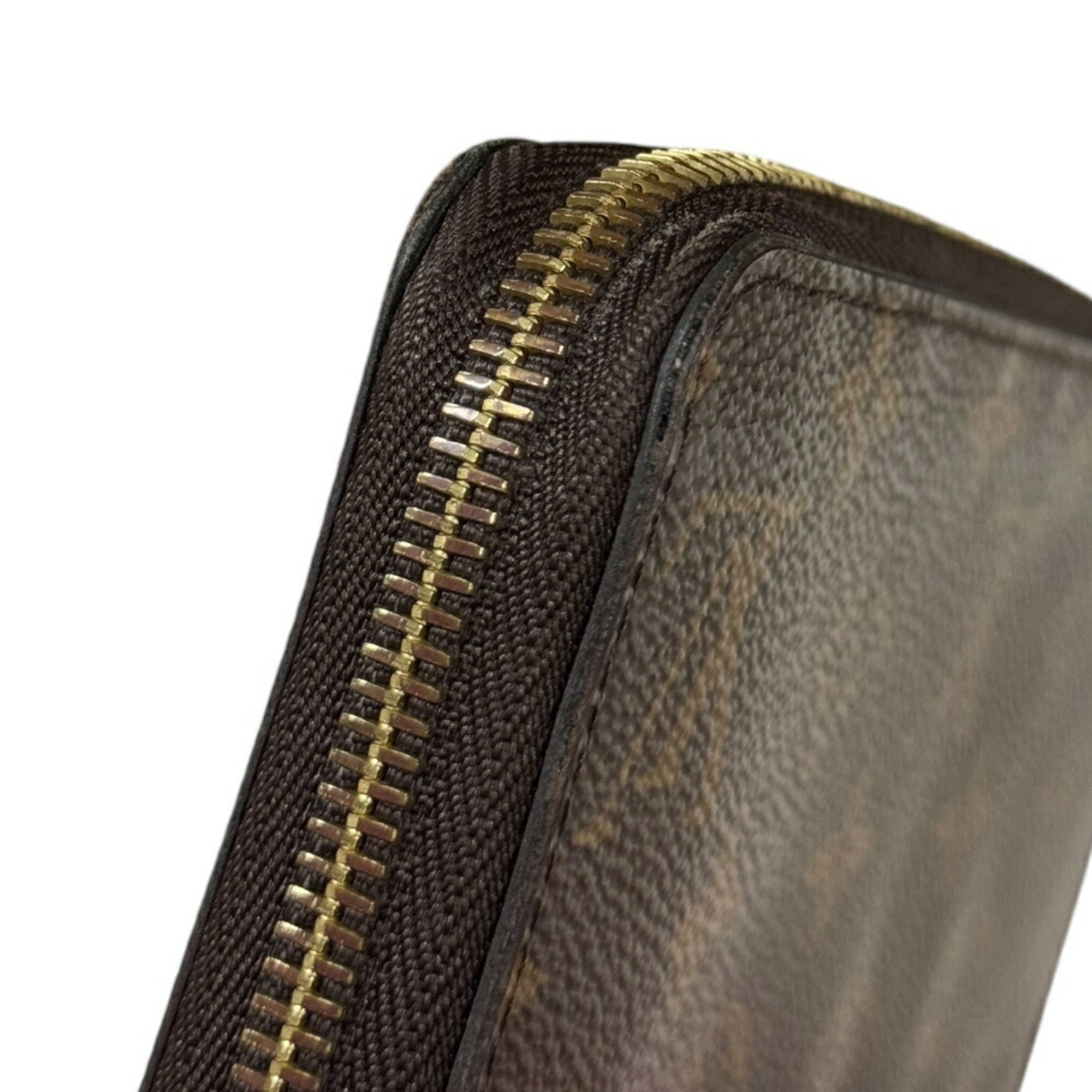 Louis Vuitton Monogram Brown Monogram Long Wallet (Bi-Fold) (Pre-Owned)