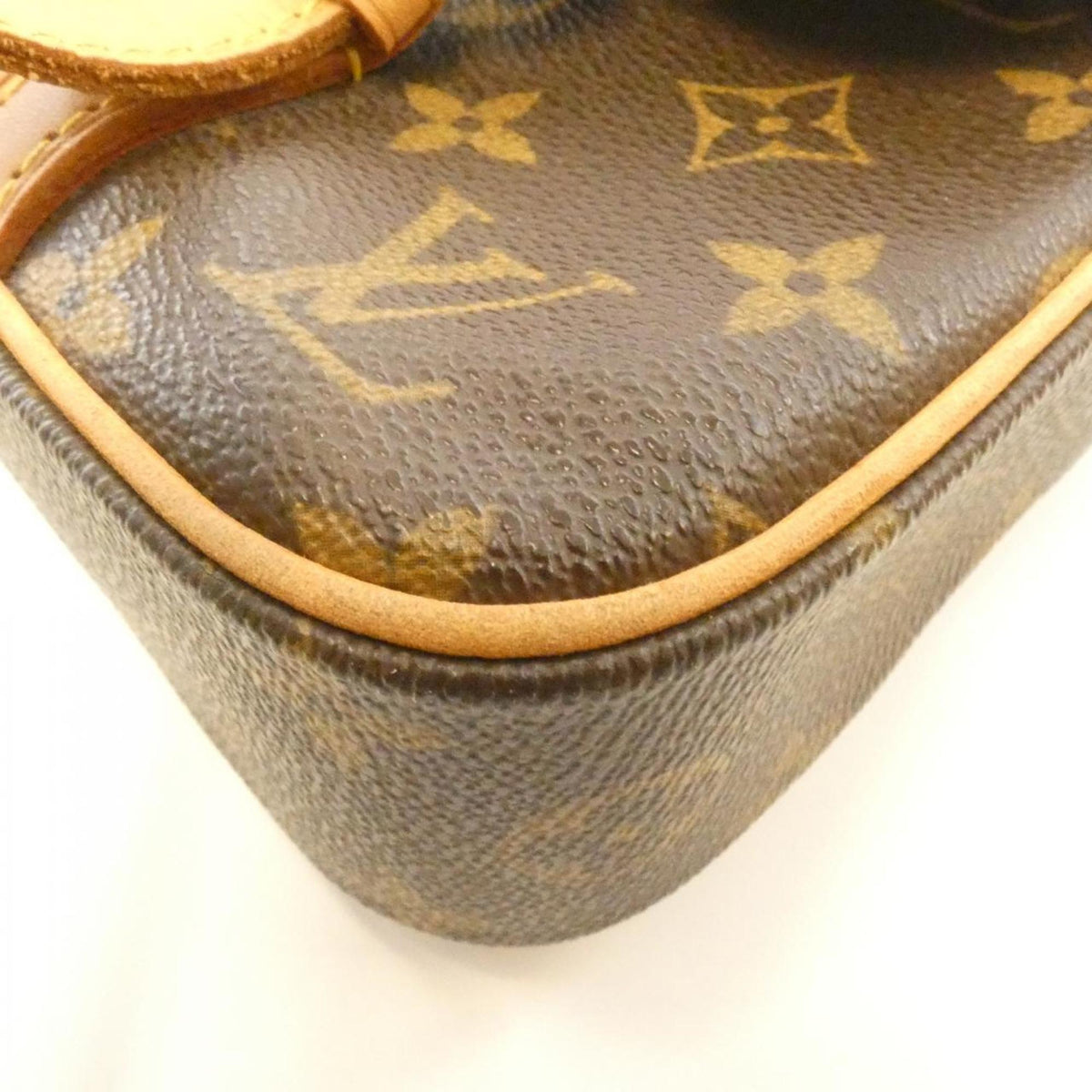 Louis Vuitton Brown Coated Canvas Backpack (Pre-Owned)