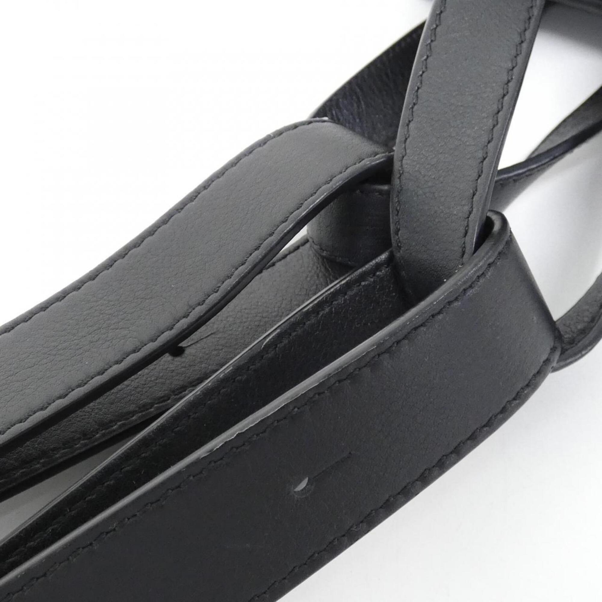 Loewe Black Leather Shoulder Bag (Pre-Owned)