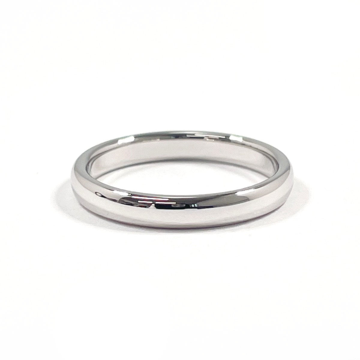 Tiffany Silver Platinum 950 Band Ring (Pre-Owned)