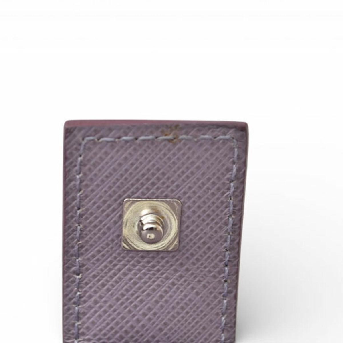 Salvatore Ferragamo Gancini Leather Wallet (Tri-Fold) (Pre-Owned)