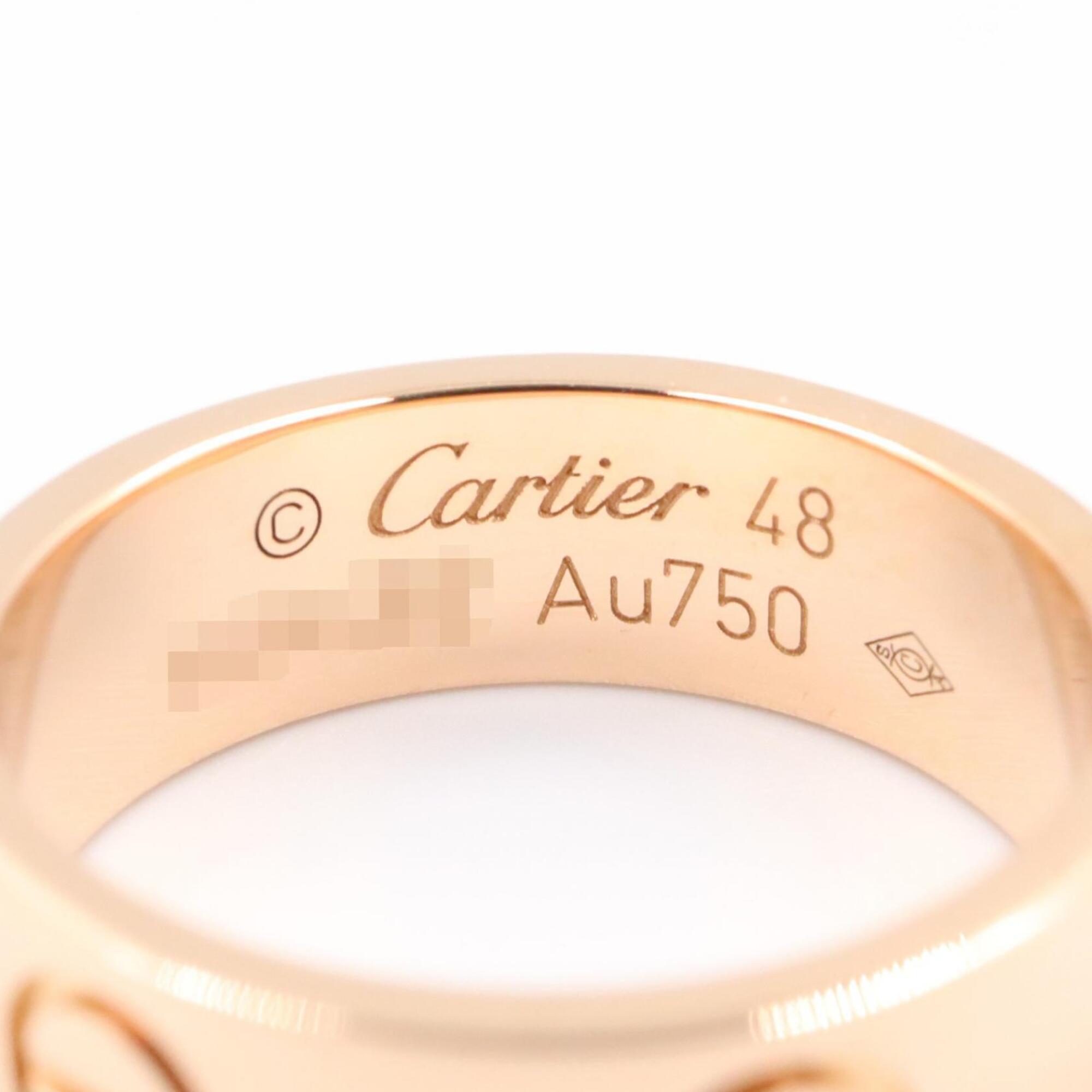 Cartier Gold Pink Gold (18K) Band Ring (Pre-Owned)