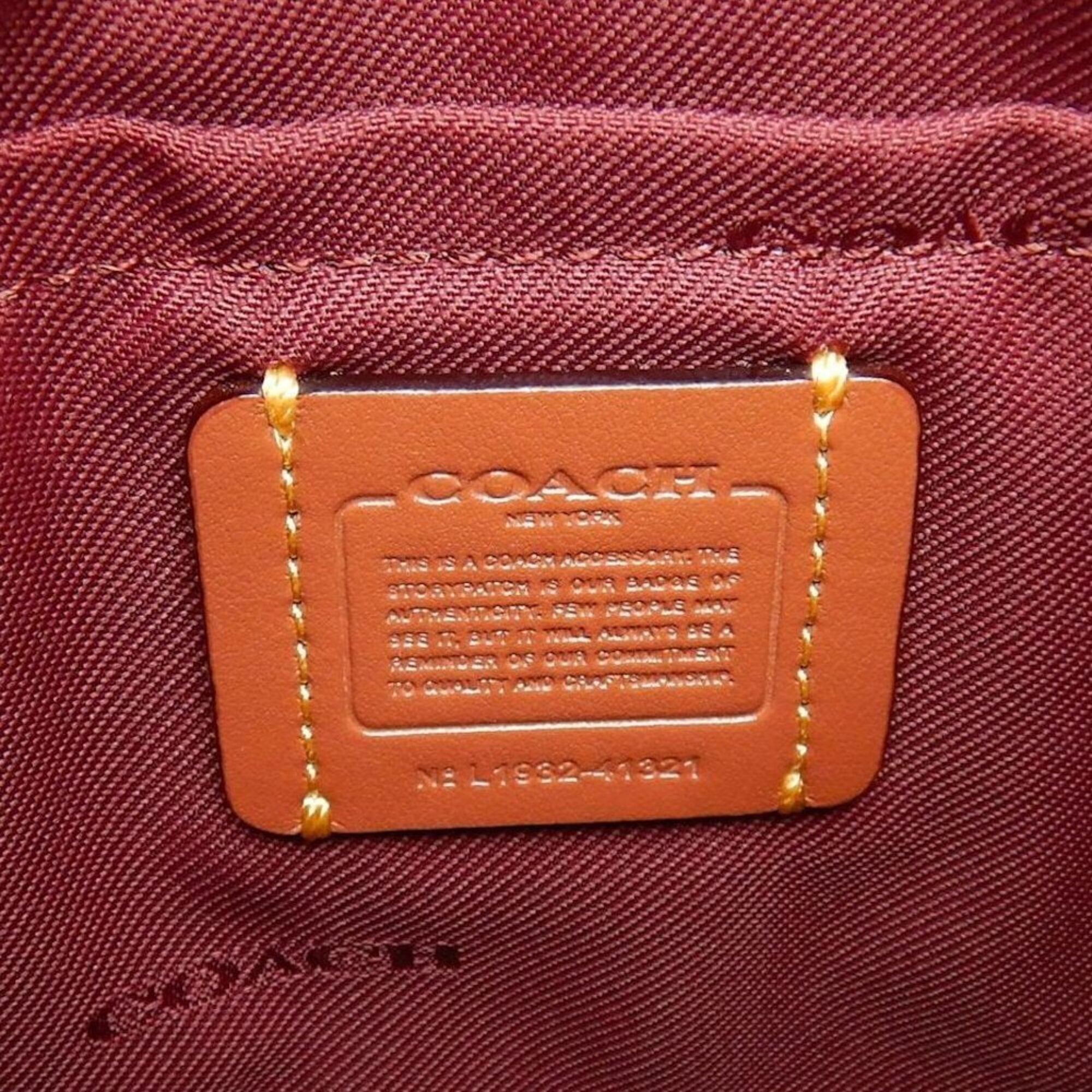 Coach Beige Coated Canvas Shoulder Bag (Pre-Owned)