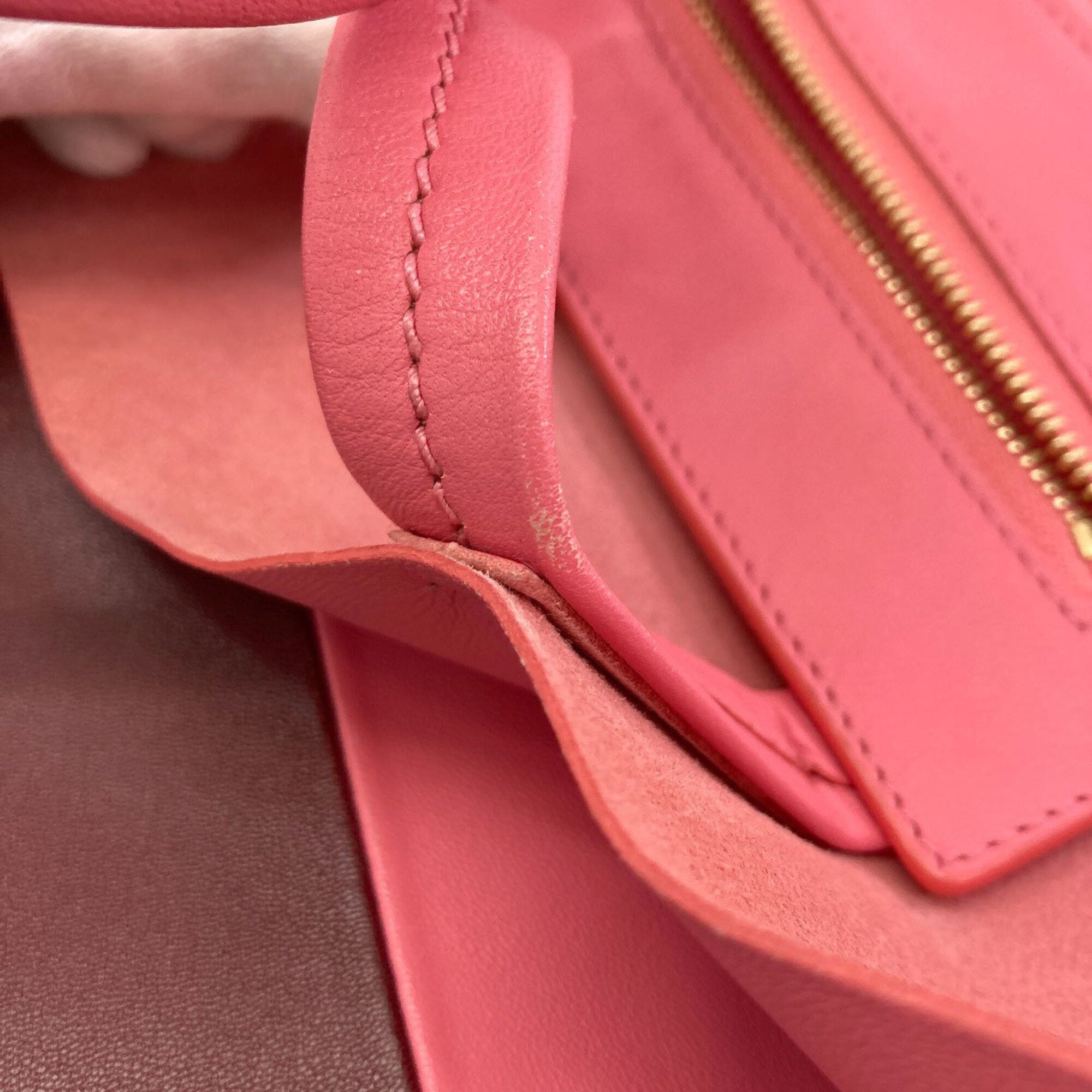 Celine Pink Leather Tote Bag (Pre-Owned)