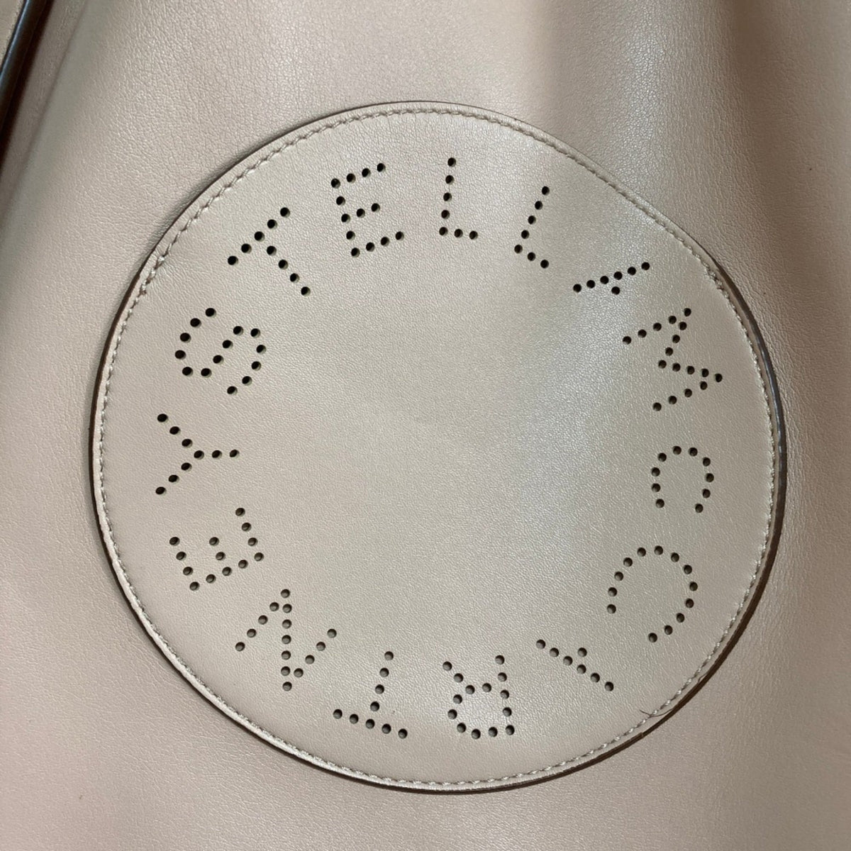 Stella Mccartney Pink Beige Handbag Pouch Tote Bag (Pre-Owned)