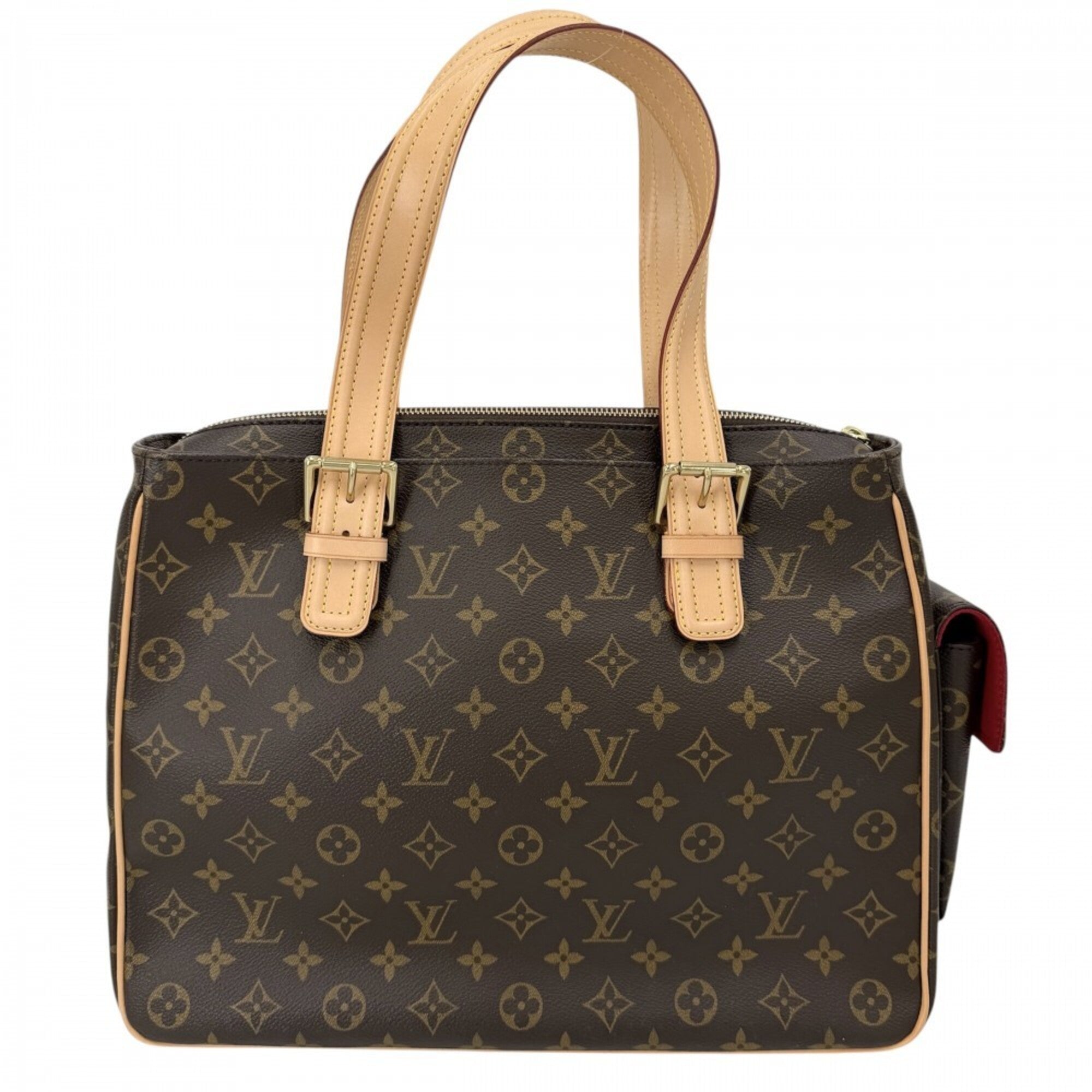 Louis Vuitton Brown Monogram Canvas Handbag Tote Bag (Pre-Owned)
