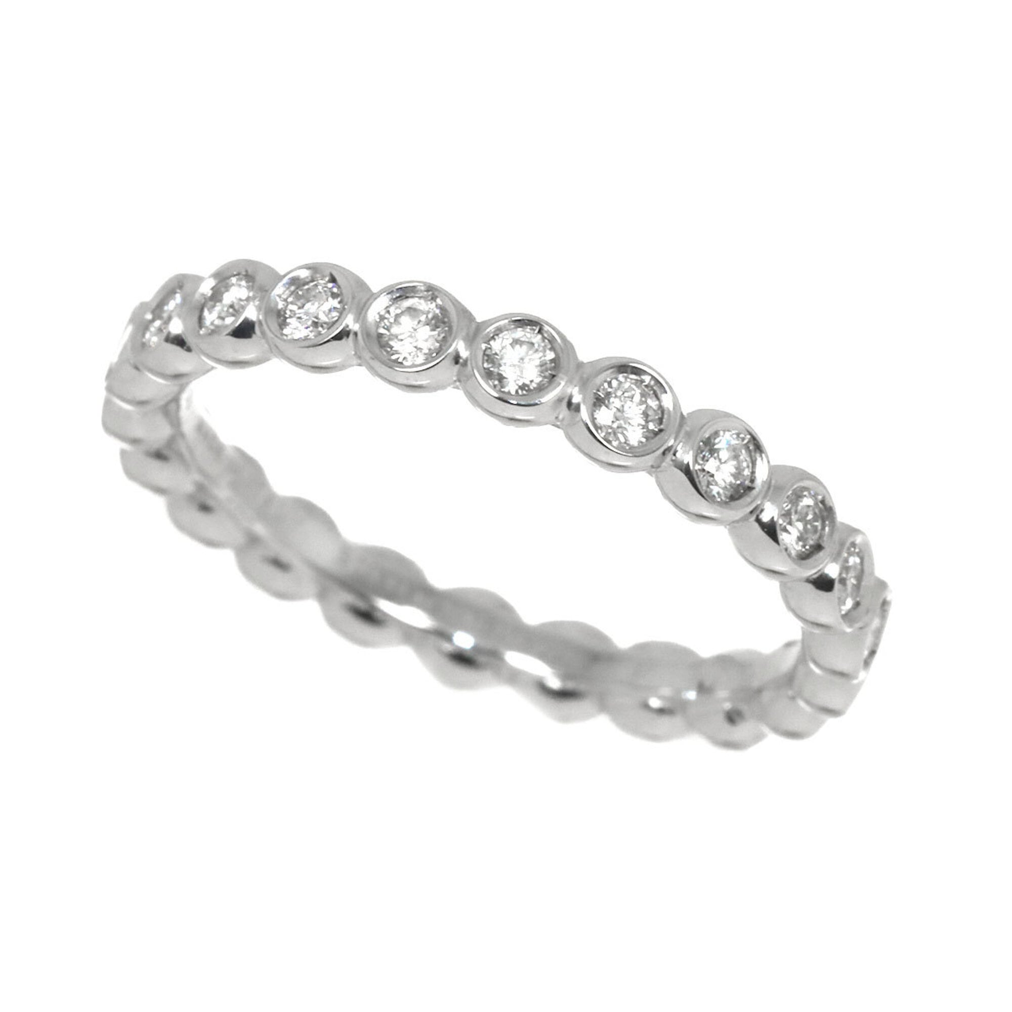 Bottega Veneta White Gold (18K) Band Ring (Pre-Owned)