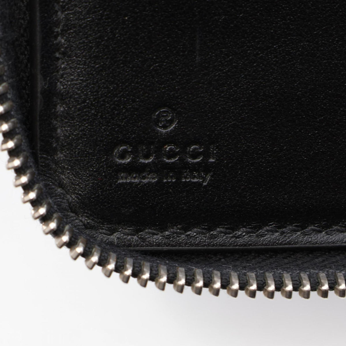 Gucci Black Leather Long Wallet (Bi-Fold) (Pre-Owned)