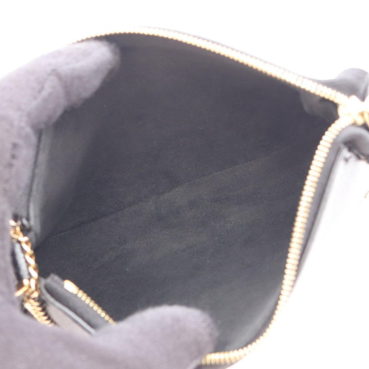 Louis Vuitton Black Monogram Empreinte Handbag Pochette (Pre-Owned)