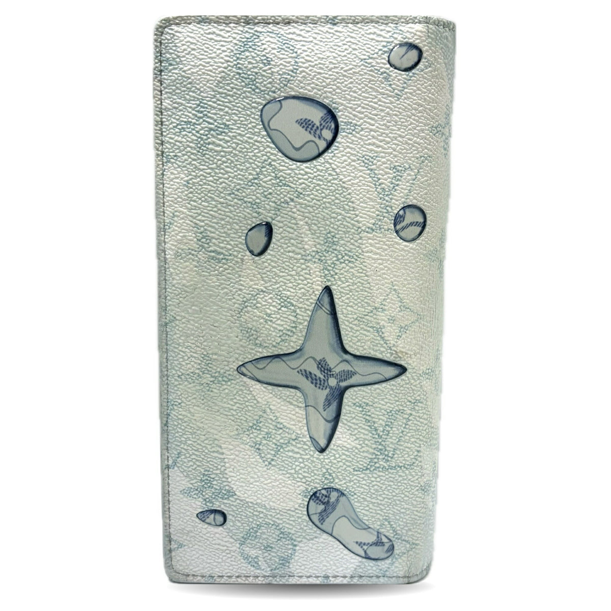 Louis Vuitton Monogram Blue Monogram Long Wallet (Bi-Fold) (Pre-Owned)