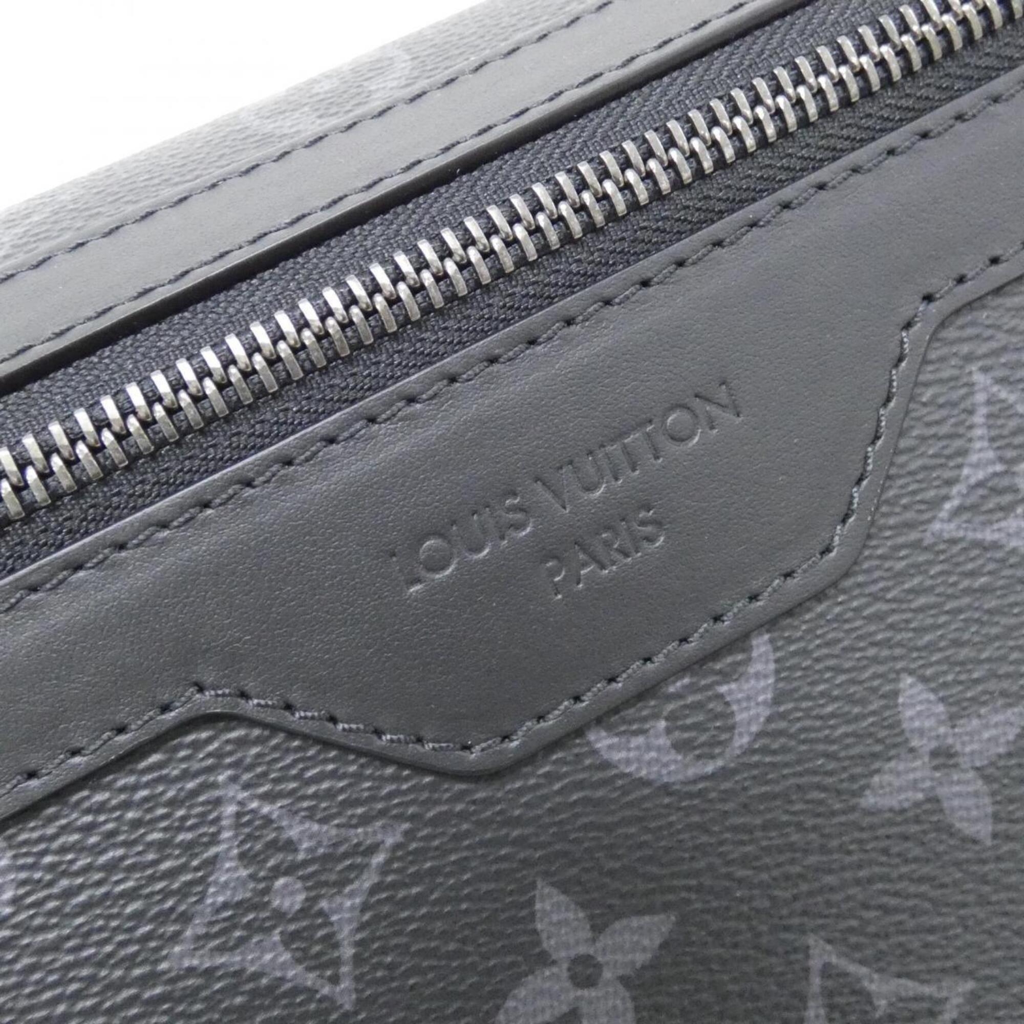 Louis Vuitton Black Coated Canvas Shoulder Bag (Pre-Owned)