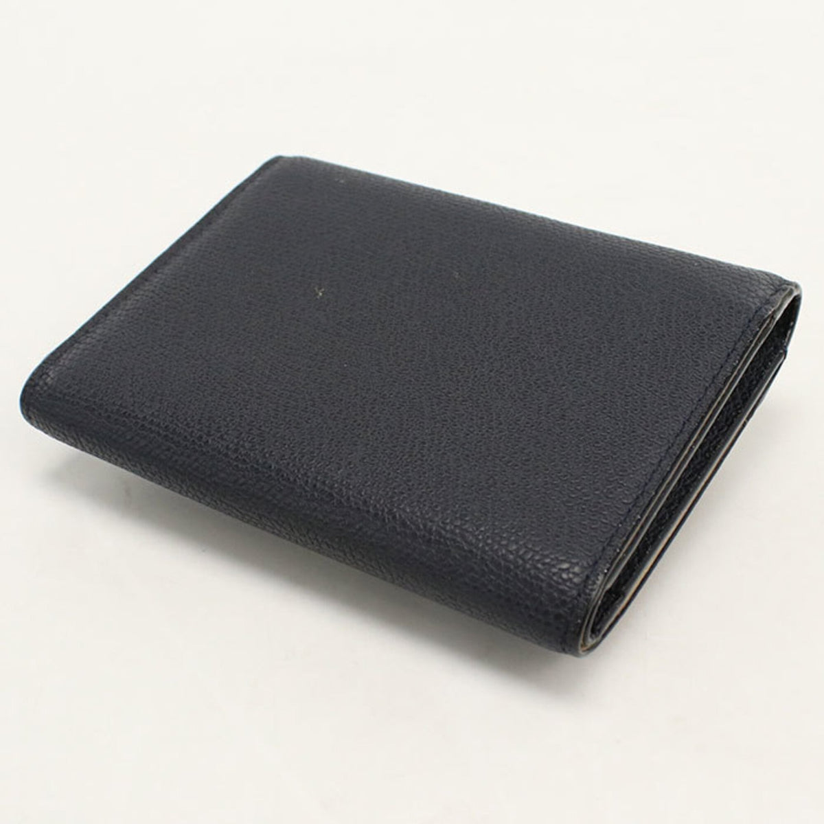 Valextra Navy Wallet (Tri-Fold) (Pre-Owned)