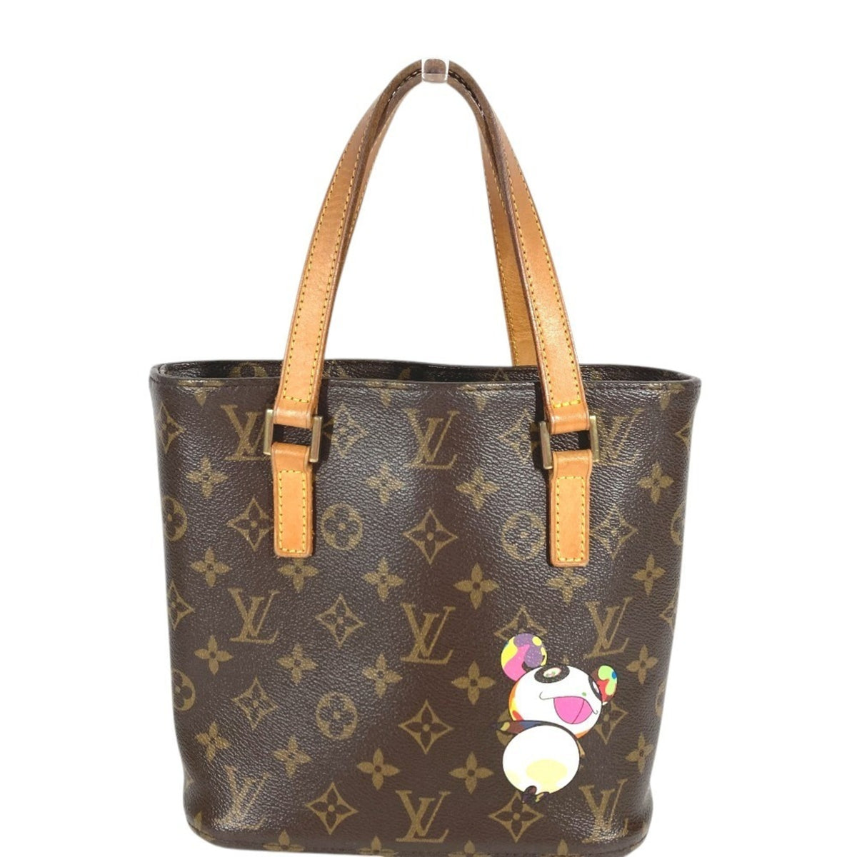 Louis Vuitton Brown Monogram Handbag Tote Bag (Pre-Owned)