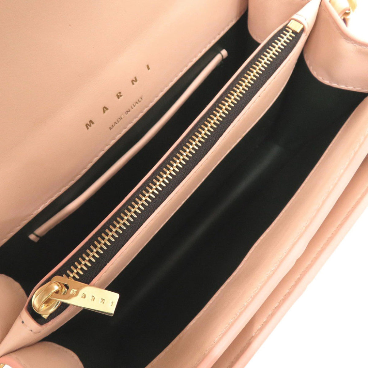 Marni Pink Leather Handbag Shoulder Bag (Pre-Owned)