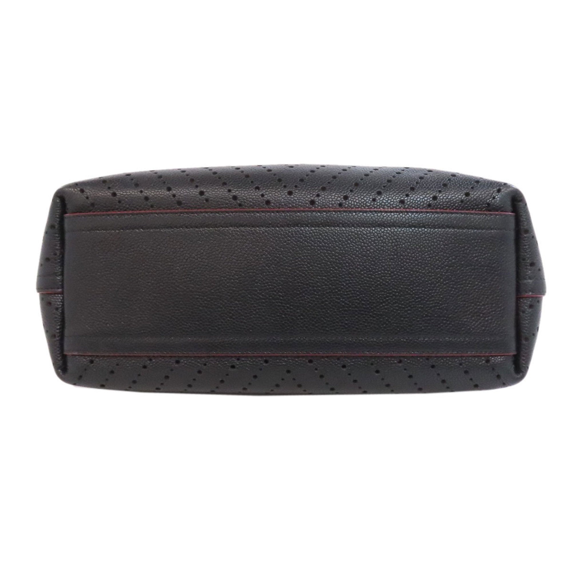 Chanel Black Leather Tote Bag (Pre-Owned)