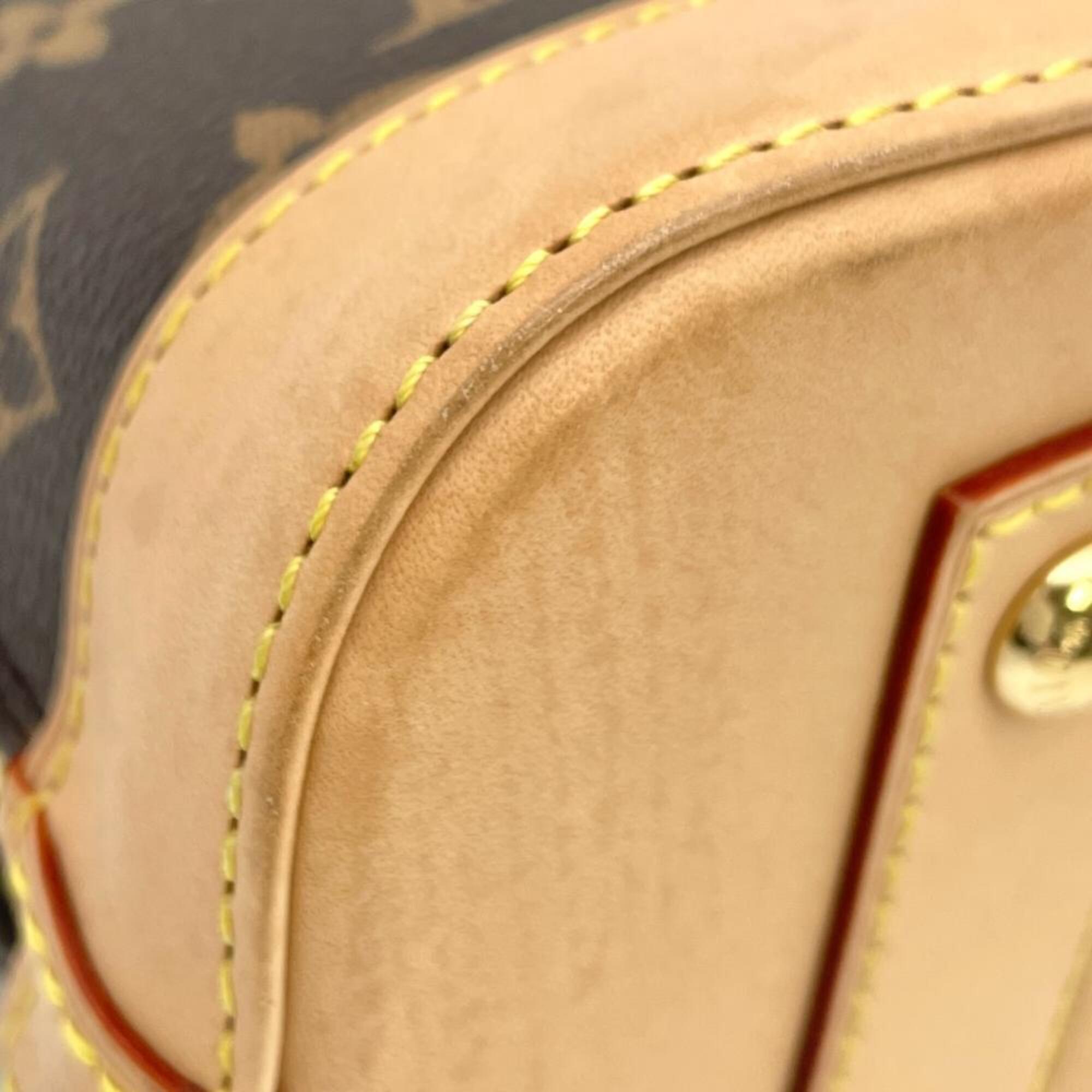 Louis Vuitton Brown Monogram Canvas Handbag (Pre-Owned)