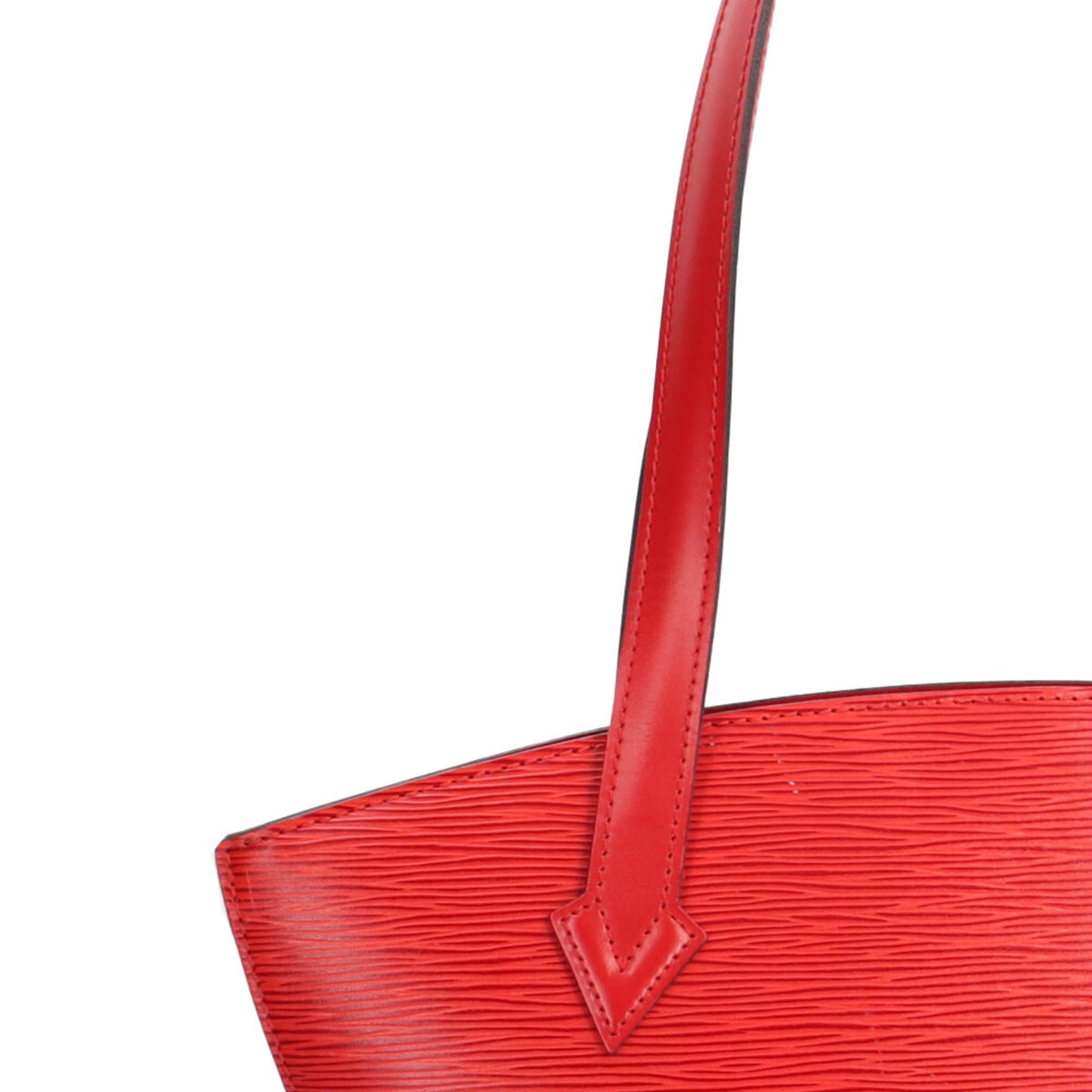 Louis Vuitton Epi Castilian Red Red Color Epi Leather Handbag Shoulder Bag (Pre-Owned)