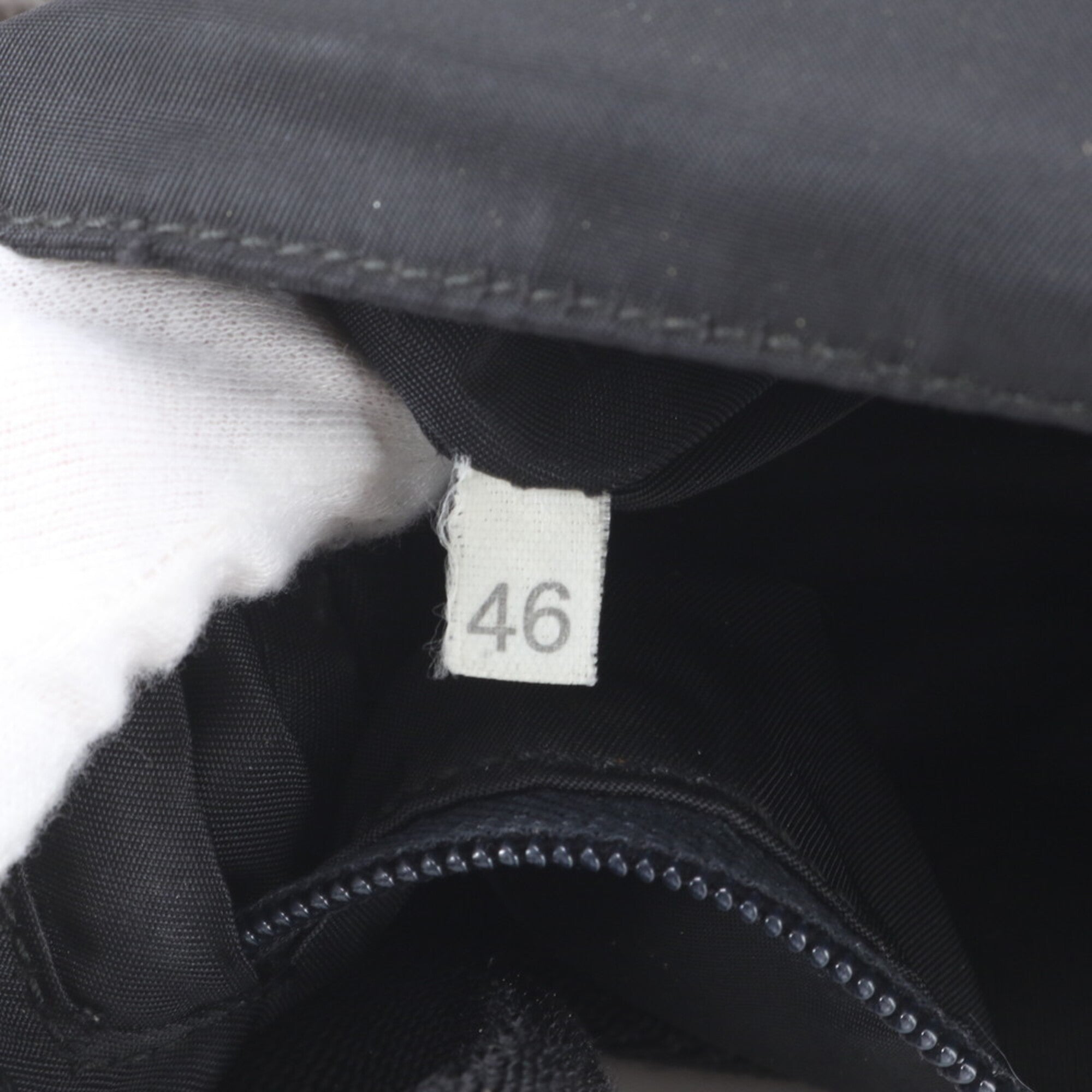 Prada Black Nylon Leather Shoulder Bag (Pre-Owned)