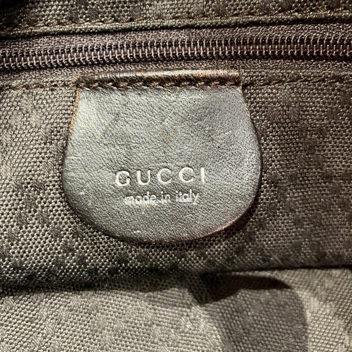 Gucci Brown Pvc Leather Shoulder Bag (Pre-Owned)