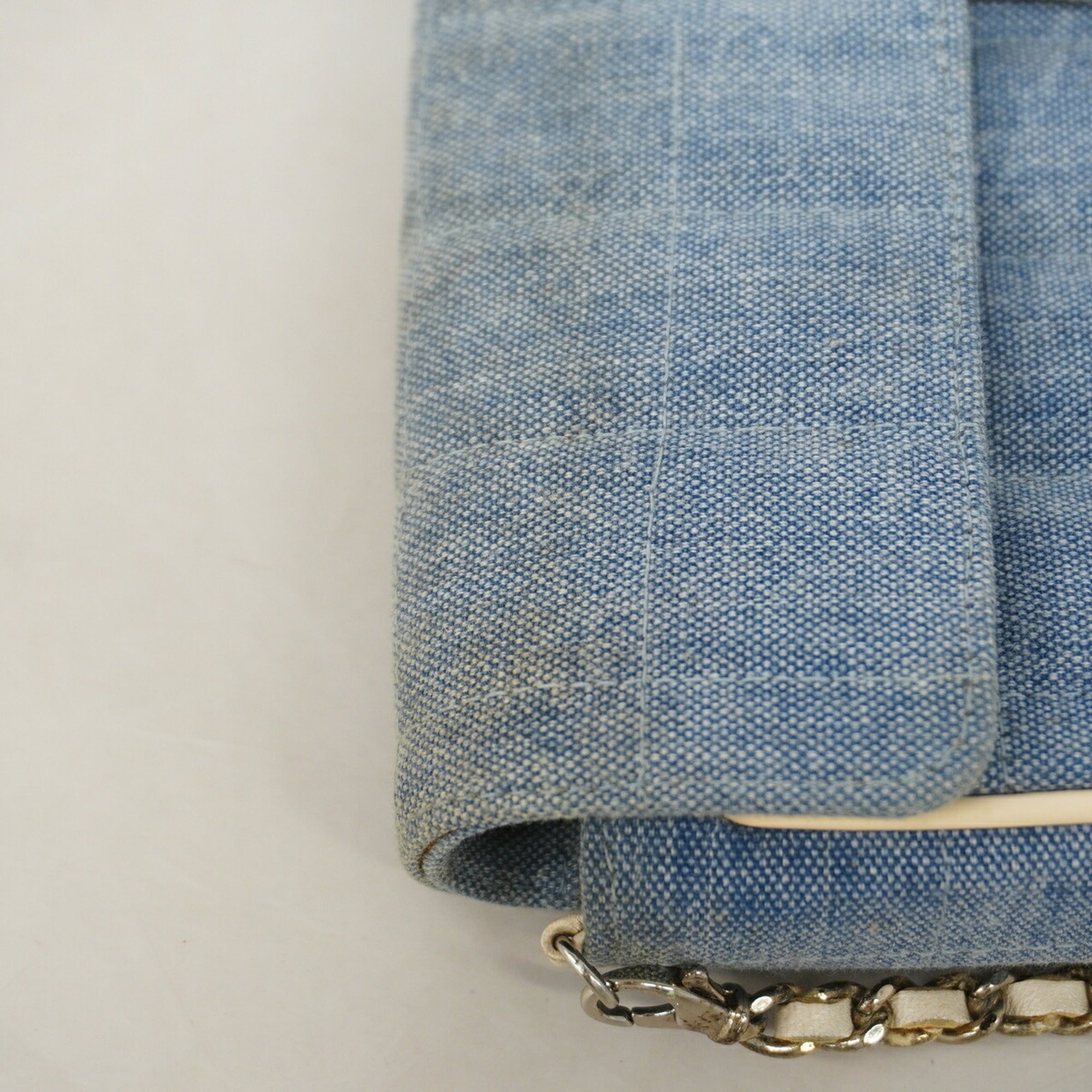Chanel Blue Denim Shoulder Bag (Pre-Owned)