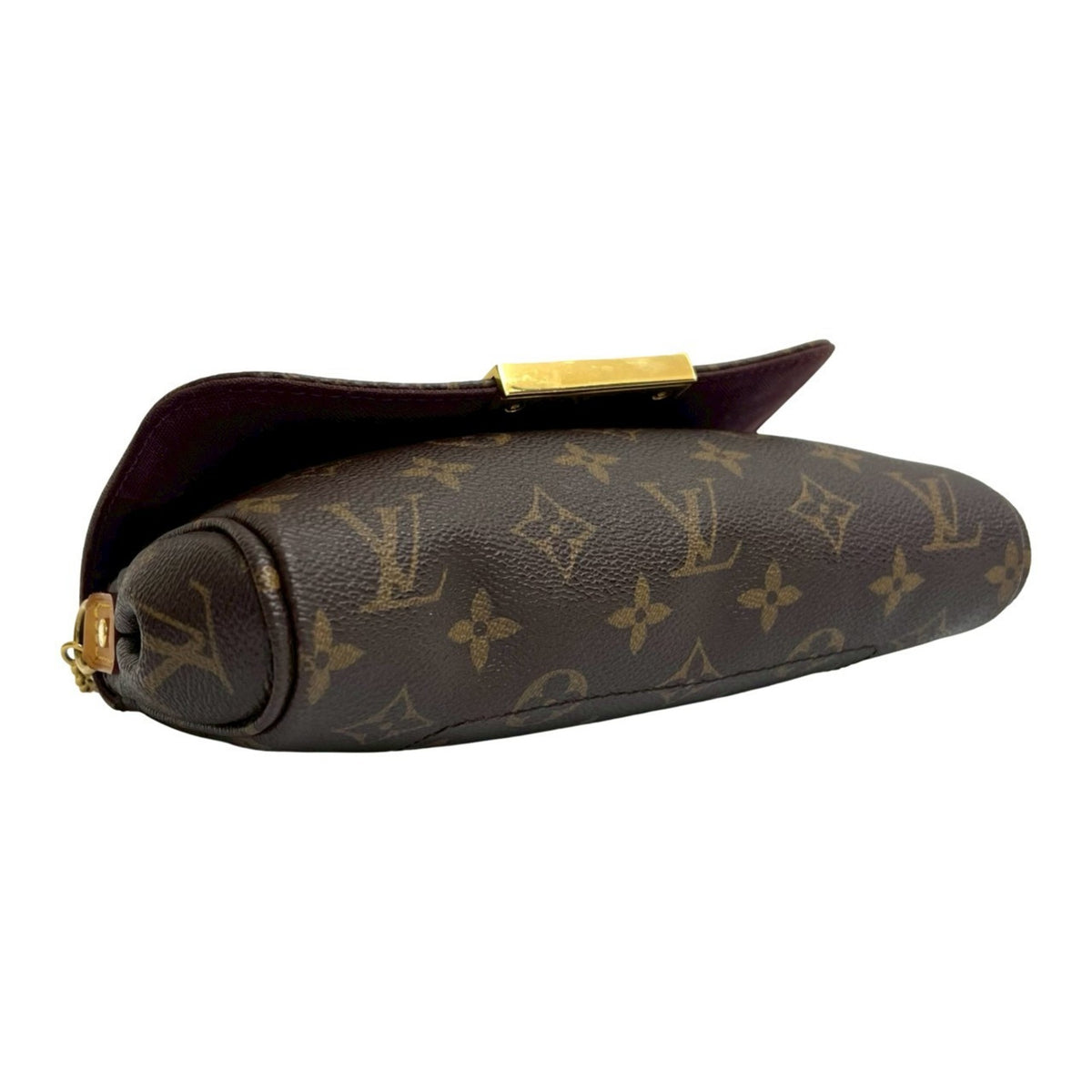 Louis Vuitton Brown Leather Pvc Handbag Shoulder Bag (Pre-Owned)