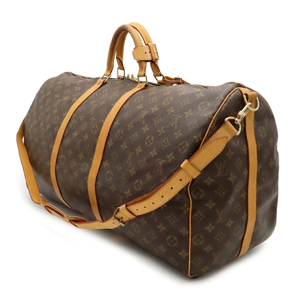 Louis Vuitton Brown Monogram Monogram Boston Bag Handbag (Pre-Owned)