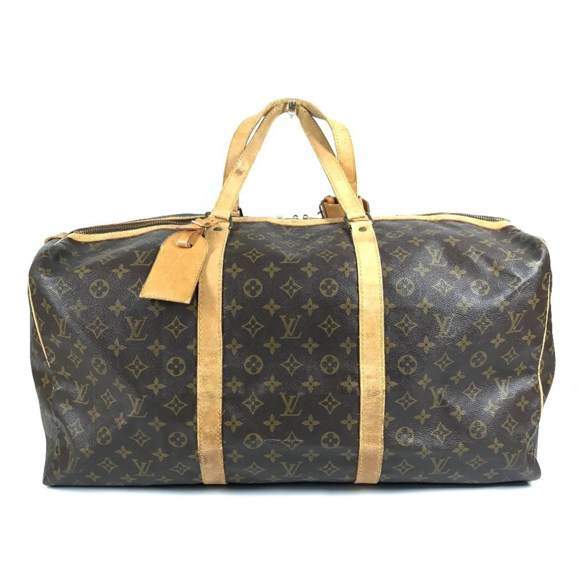 Louis Vuitton Brown Monogram Canvas Boston Bag Handbag (Pre-Owned)
