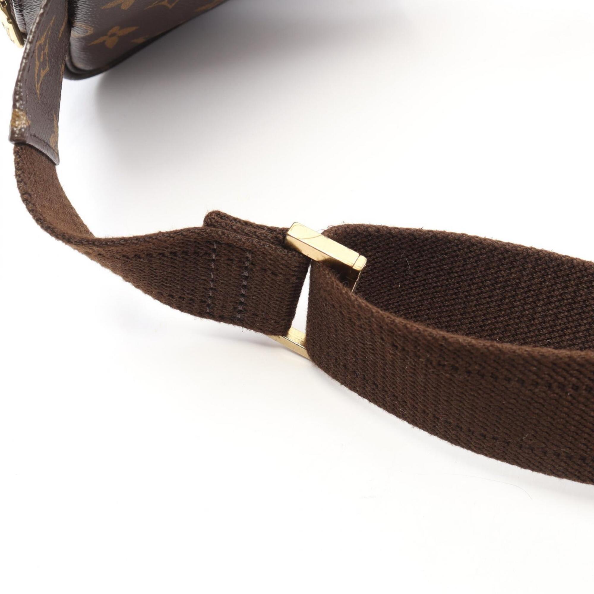 Louis Vuitton Brown Coated Canvas Pvc Monogram Leather Fanny Pack Handbag (Pre-Owned)