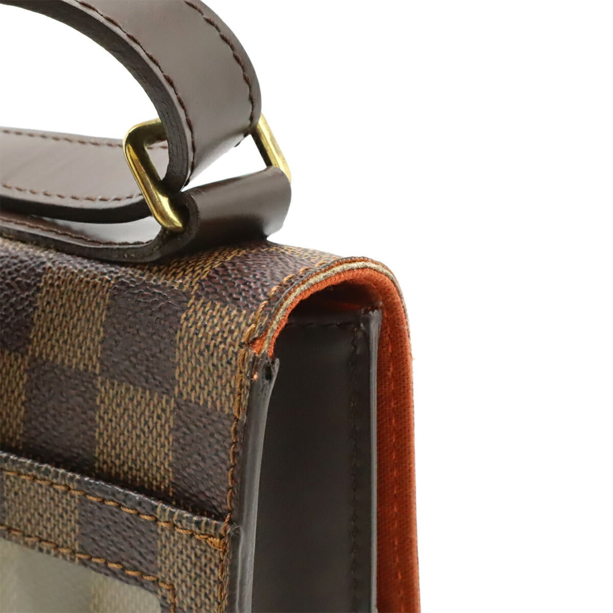 Louis Vuitton Damier Brown Pvc Leather Shoulder Bag (Pre-Owned)