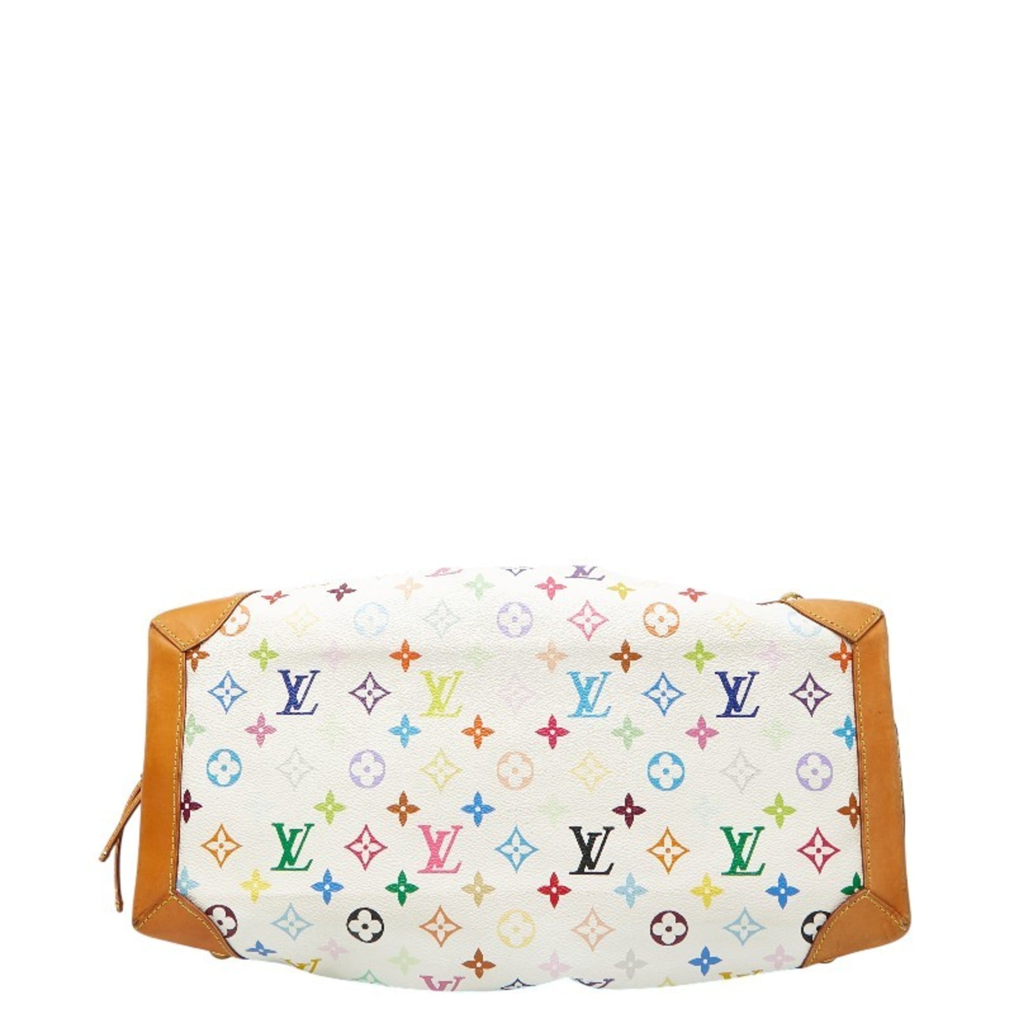 Louis Vuitton Monogram Multicolore Blanc White Pvc Leather Handbag (Pre-Owned)