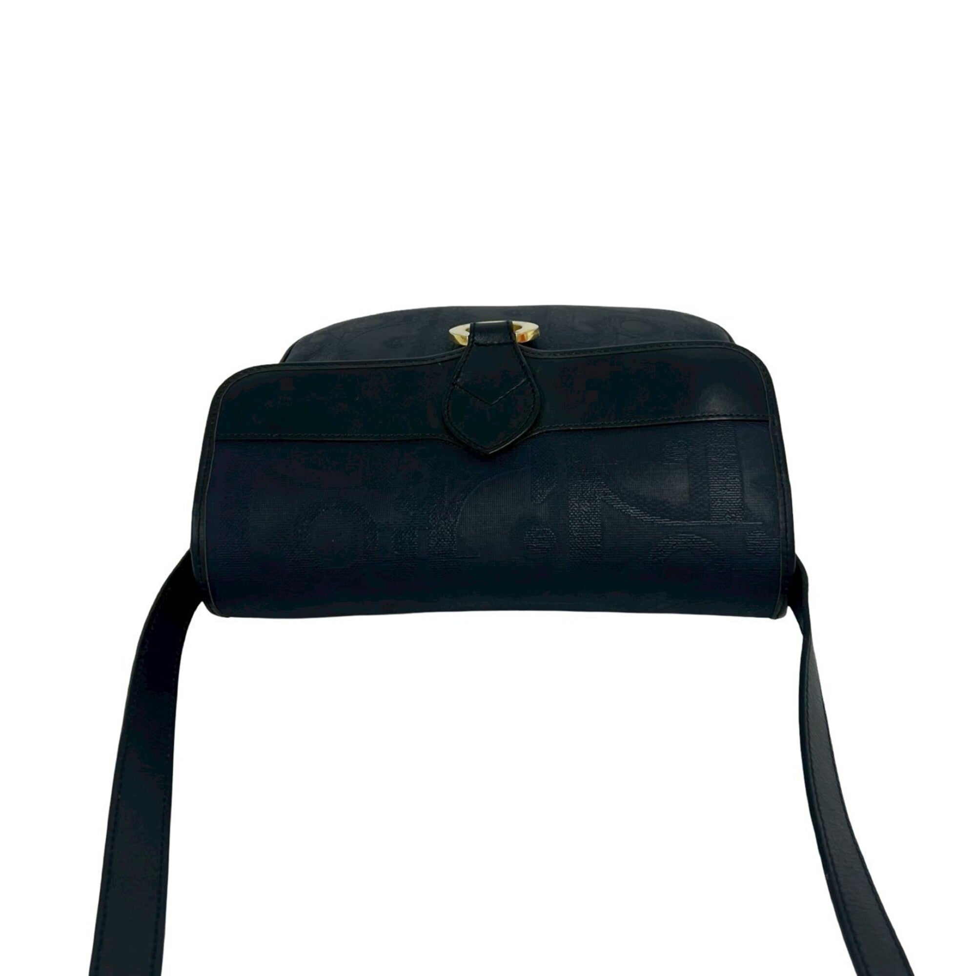 Christian Dior Navy Leather Pvc Pochette Shoulder Bag (Pre-Owned)