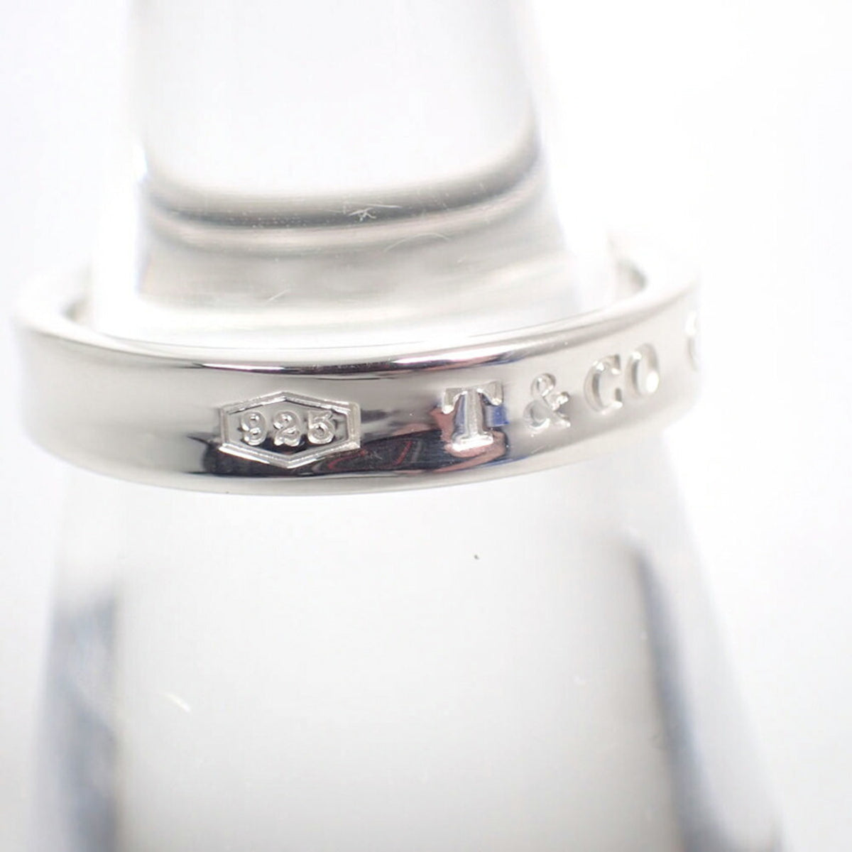 Tiffany Silver Sterling Silver 925 Band Ring (Pre-Owned)