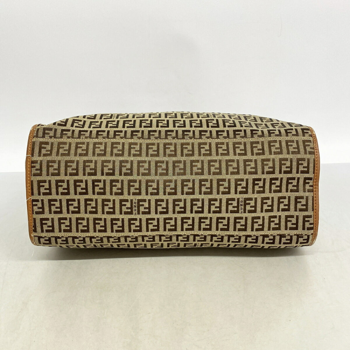 Fendi Brown Nylon Canvas Tote Bag (Pre-Owned)