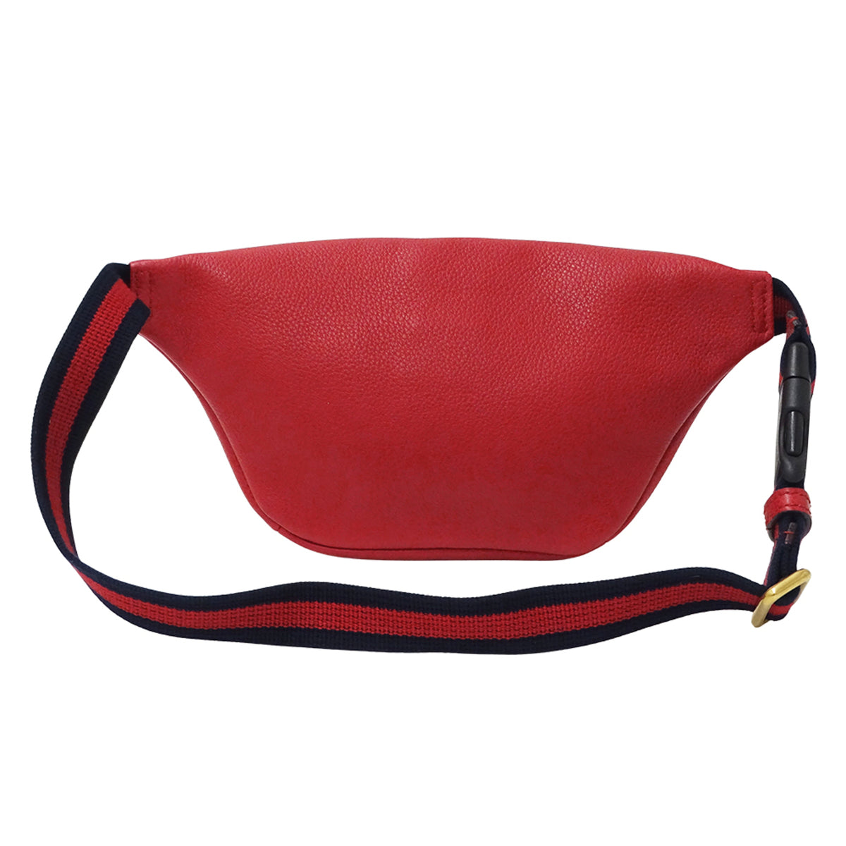 Gucci Red Color Leather Fanny Pack Handbag Sling Bag (Pre-Owned)